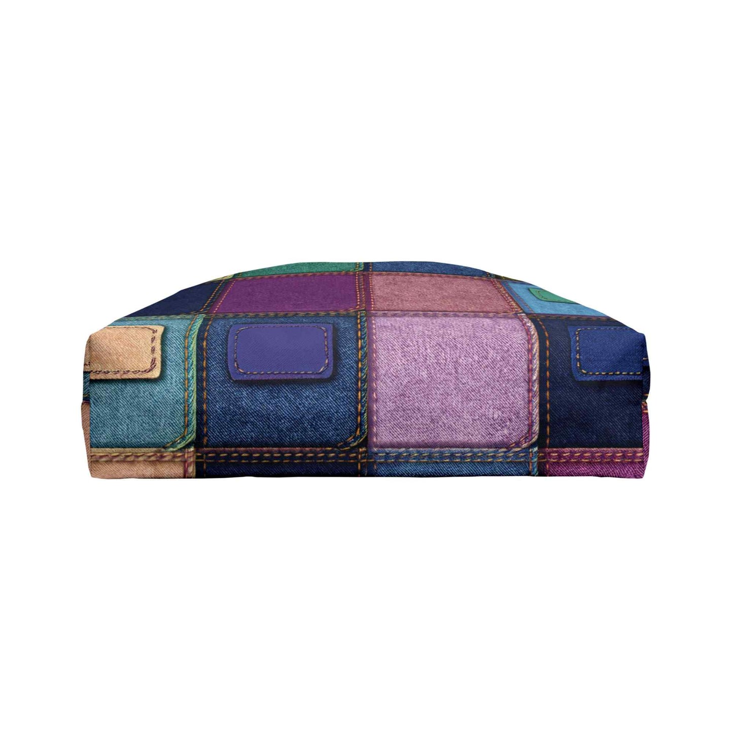 Denim Color Imitation Print Unisex Yoga Bag Spun Polyester 24x13 Canvas Gym Bag 26-2