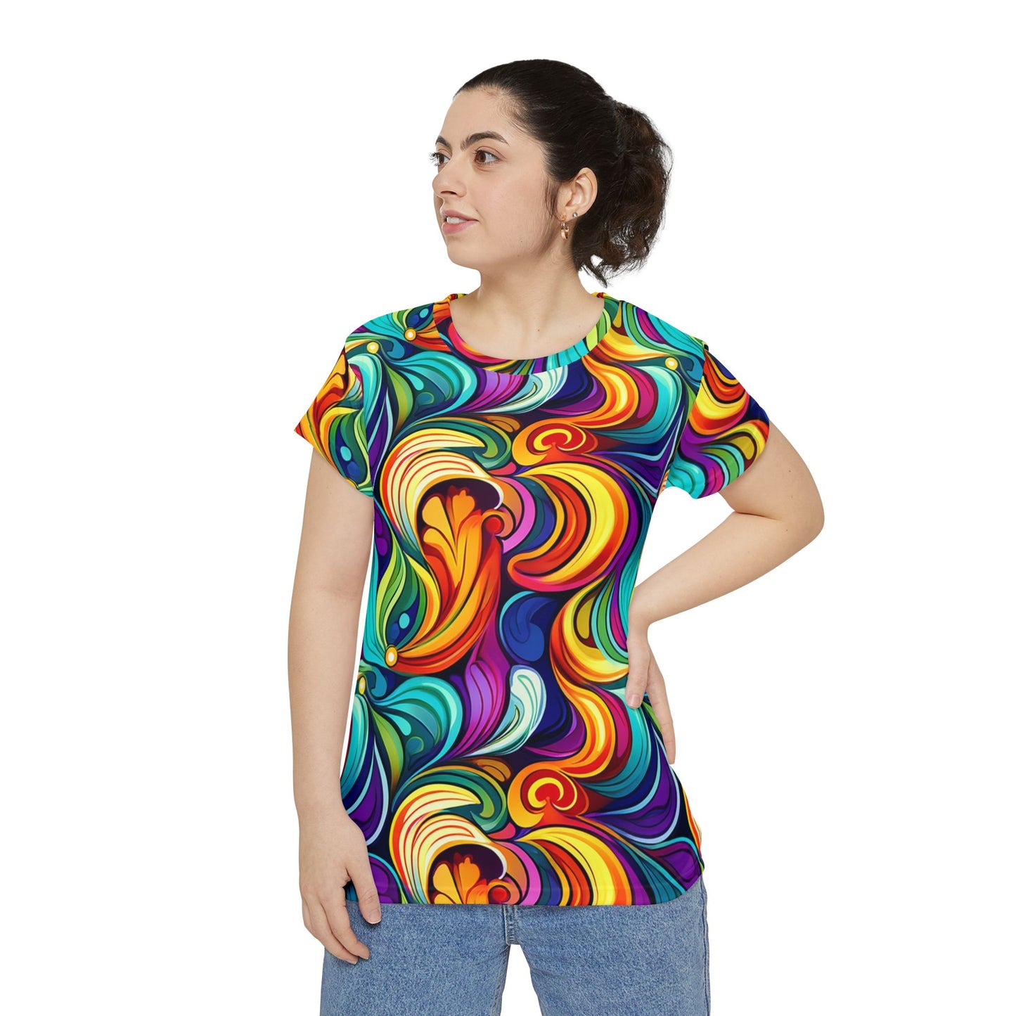 Abstract Print Shirt, Shirt with Abstract Print