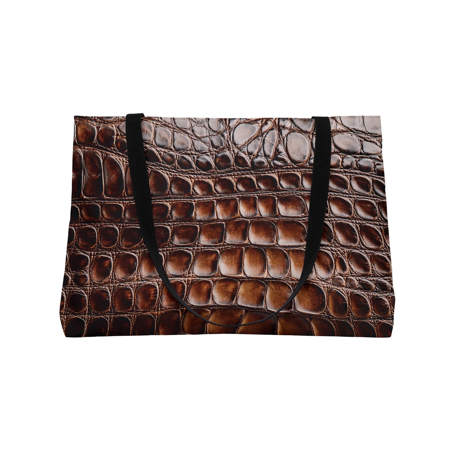 Leather Print imitation Big Bag 100% Spun Poly 24x13 Canvas Art Bag-15