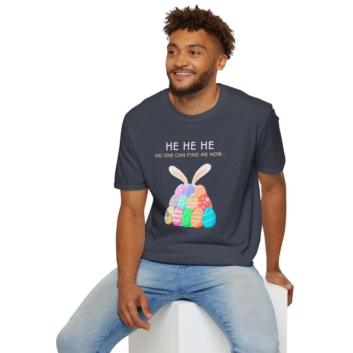 Easter Egg T Shirt Unisex Softstyle 100 Percent Ring Spun Cotton Easter Design Tee
