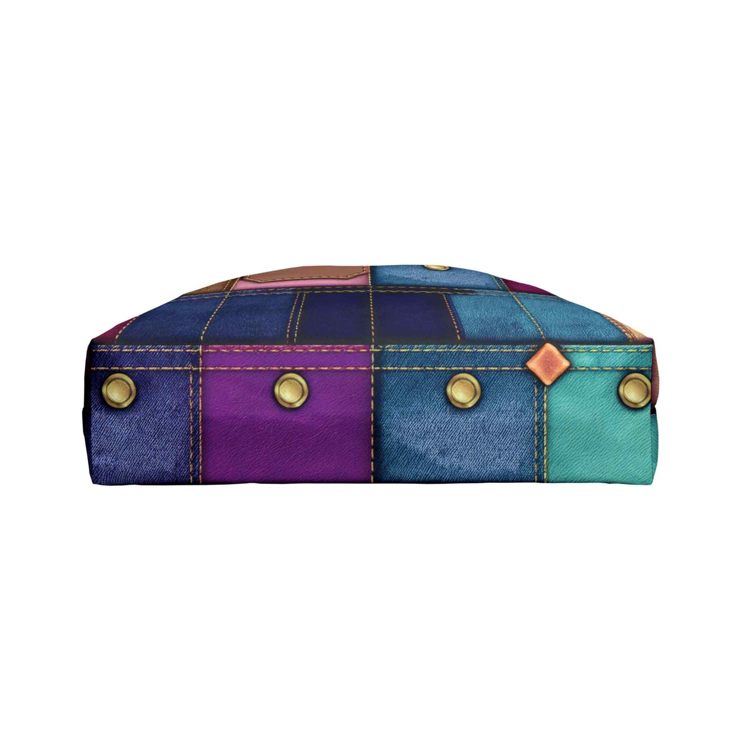 Denim Color Imitation Print Unisex Yoga Bag Spun Polyester 24x13 Canvas Gym Bag 35-2