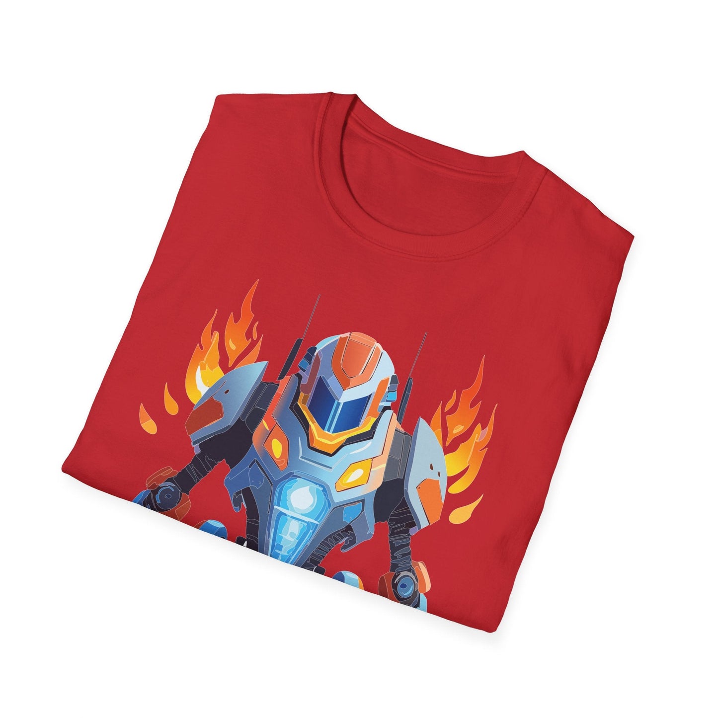 Cyborg Tee Unisex Robot Shirt Terminator Shirt Art Design Gildan Softstyle 64000 Cotton Tee