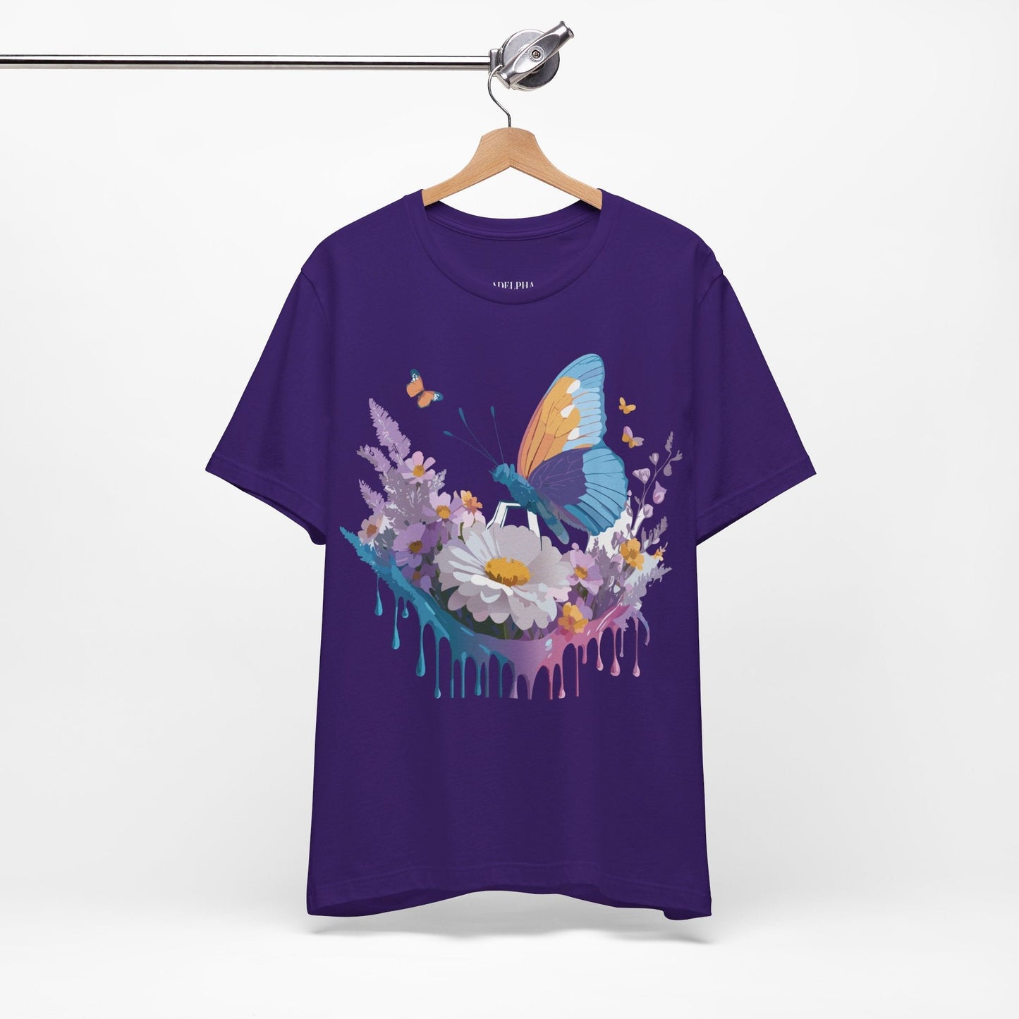 Adelpha Vintage Inspired Graphic Tee Unisex Short Sleeve Shirt