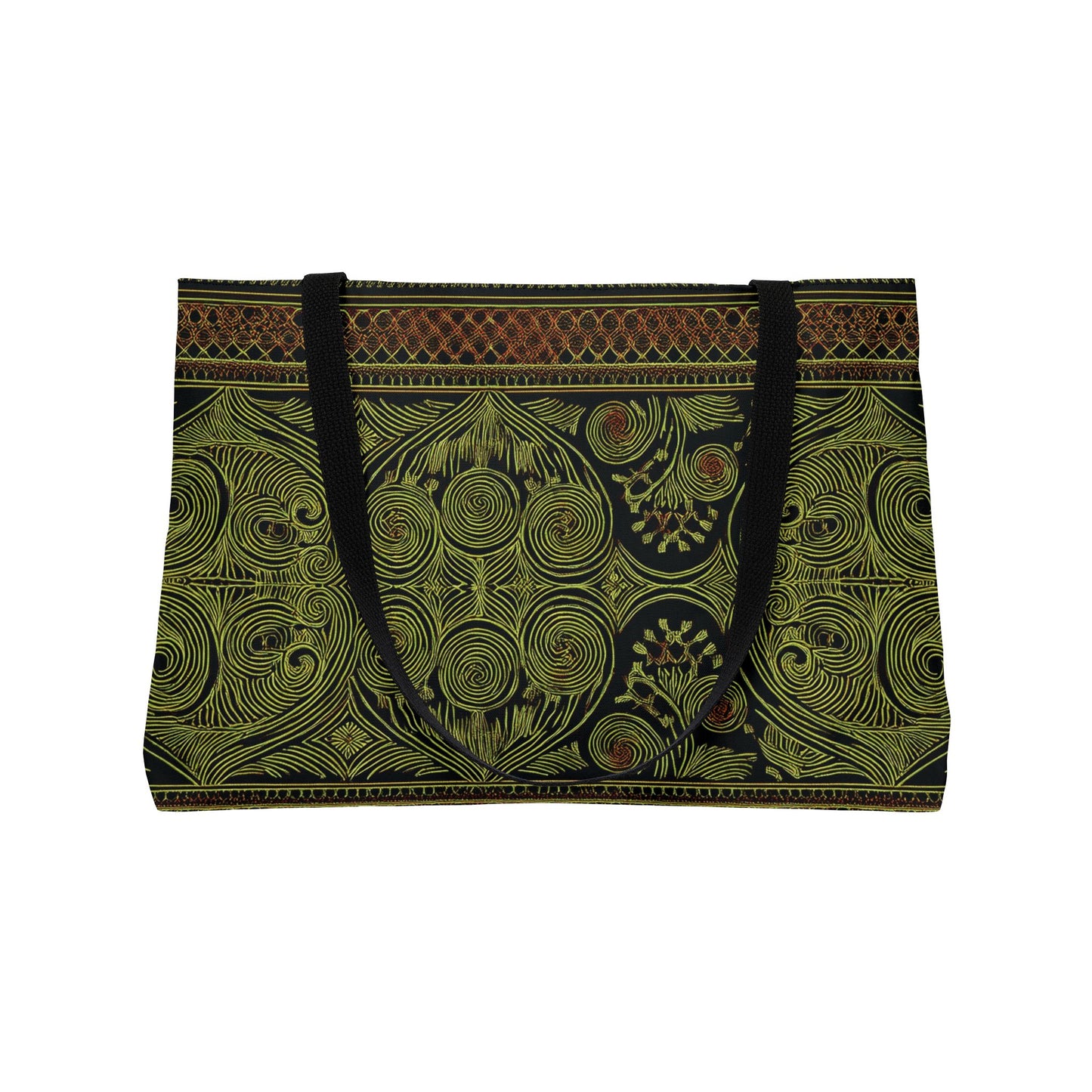 Ornament Print Big Bag Unisex Spun Poly 24x13 Canvas Art Bag OR-37