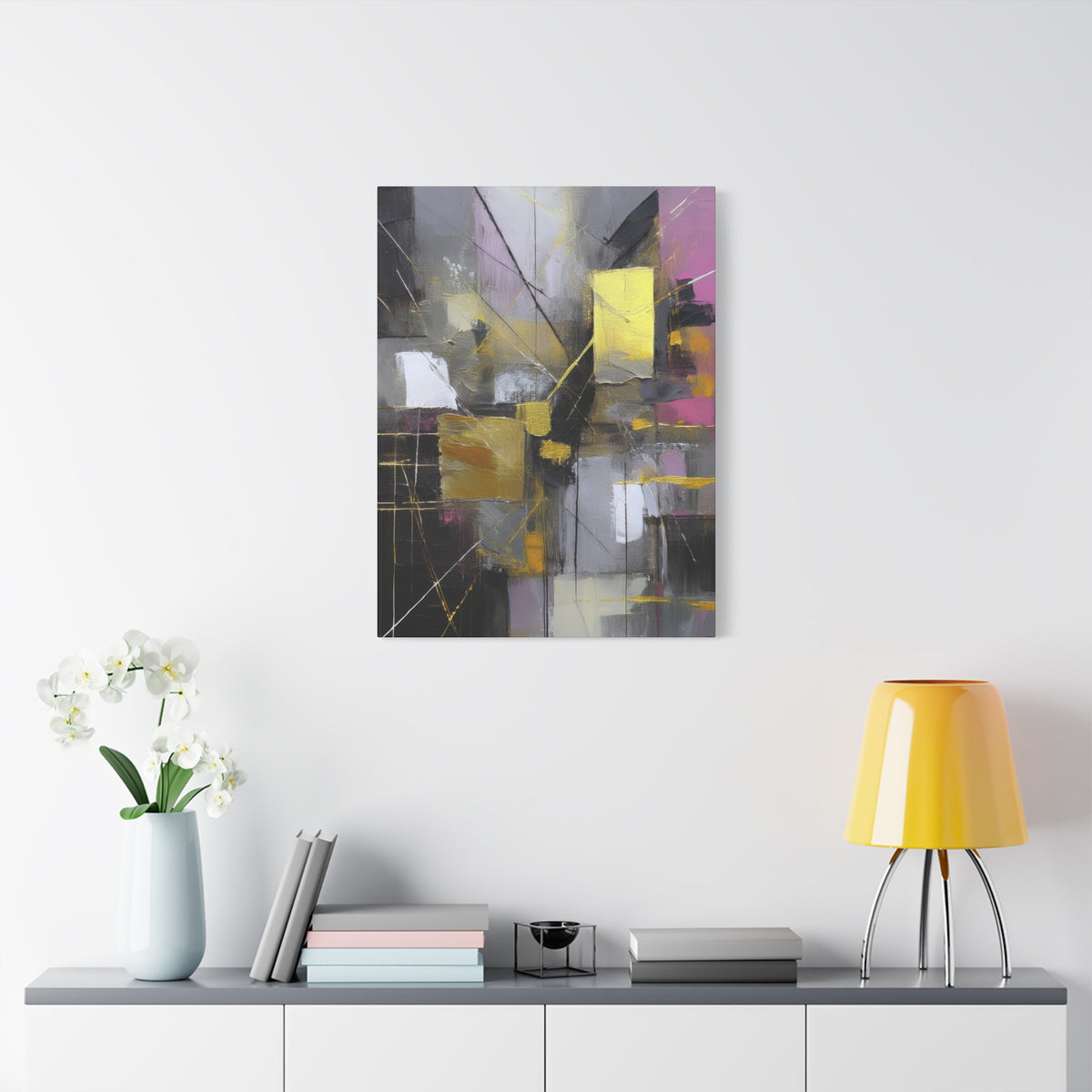 Abstract Oil Painting Print Canvas 20x24,20x30,24x30 24x32,24x36,30x40 32x48,36x48,40x60 Pine-Wood Inner Frame ABS-214