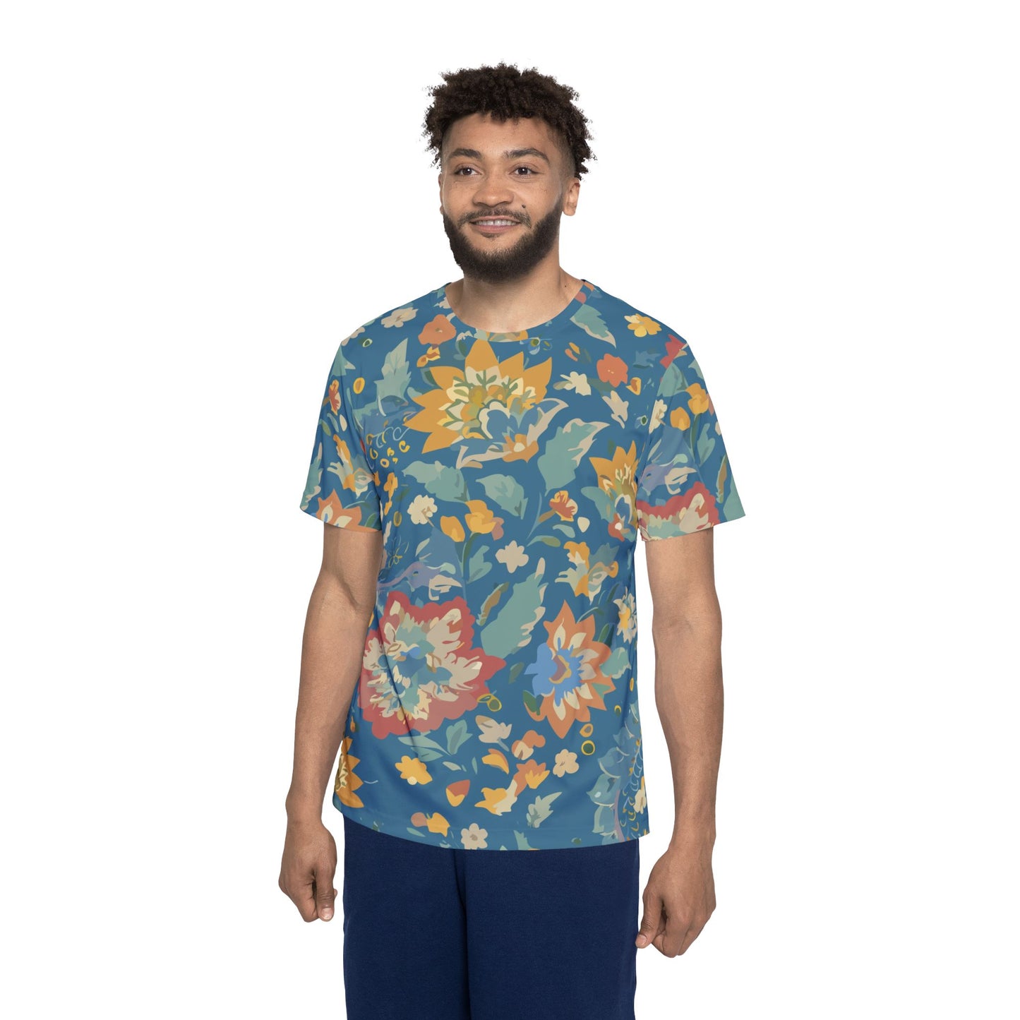 Unisex Floral Print Shirt, Shirt with Floral Print