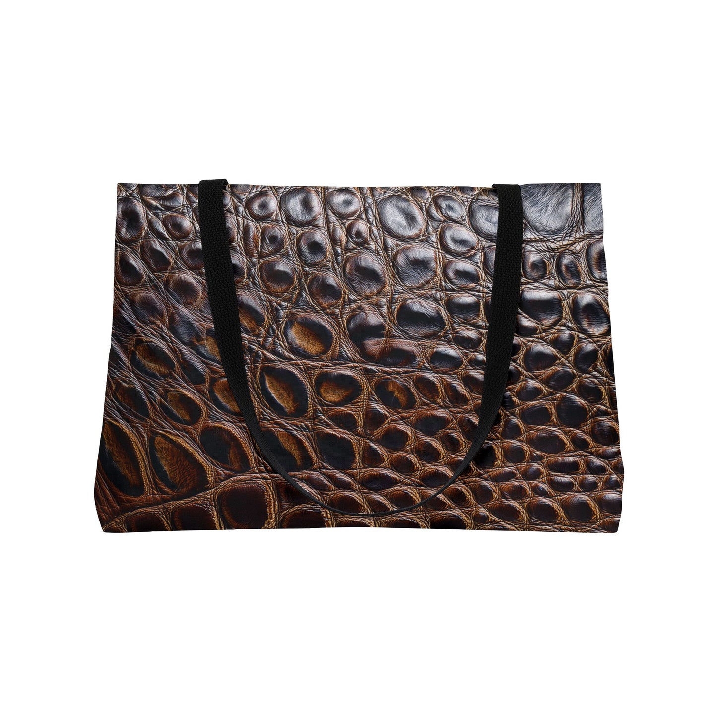 Leather Print imitation Big Bag 100% Spun Poly 24x13 Canvas Art Bag-21