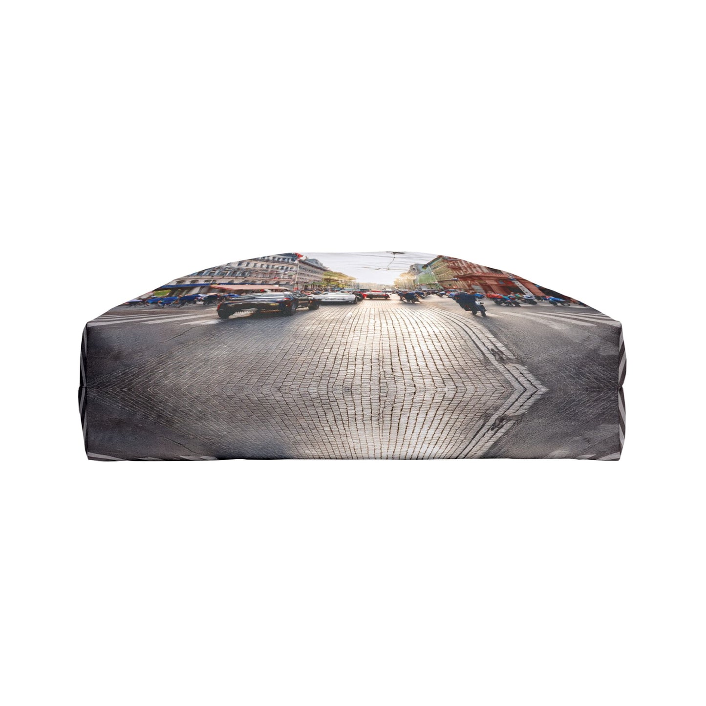 City Street Photo Print Big Bag 100% Spun Poly 24x13 Canvas Art Bag C-01
