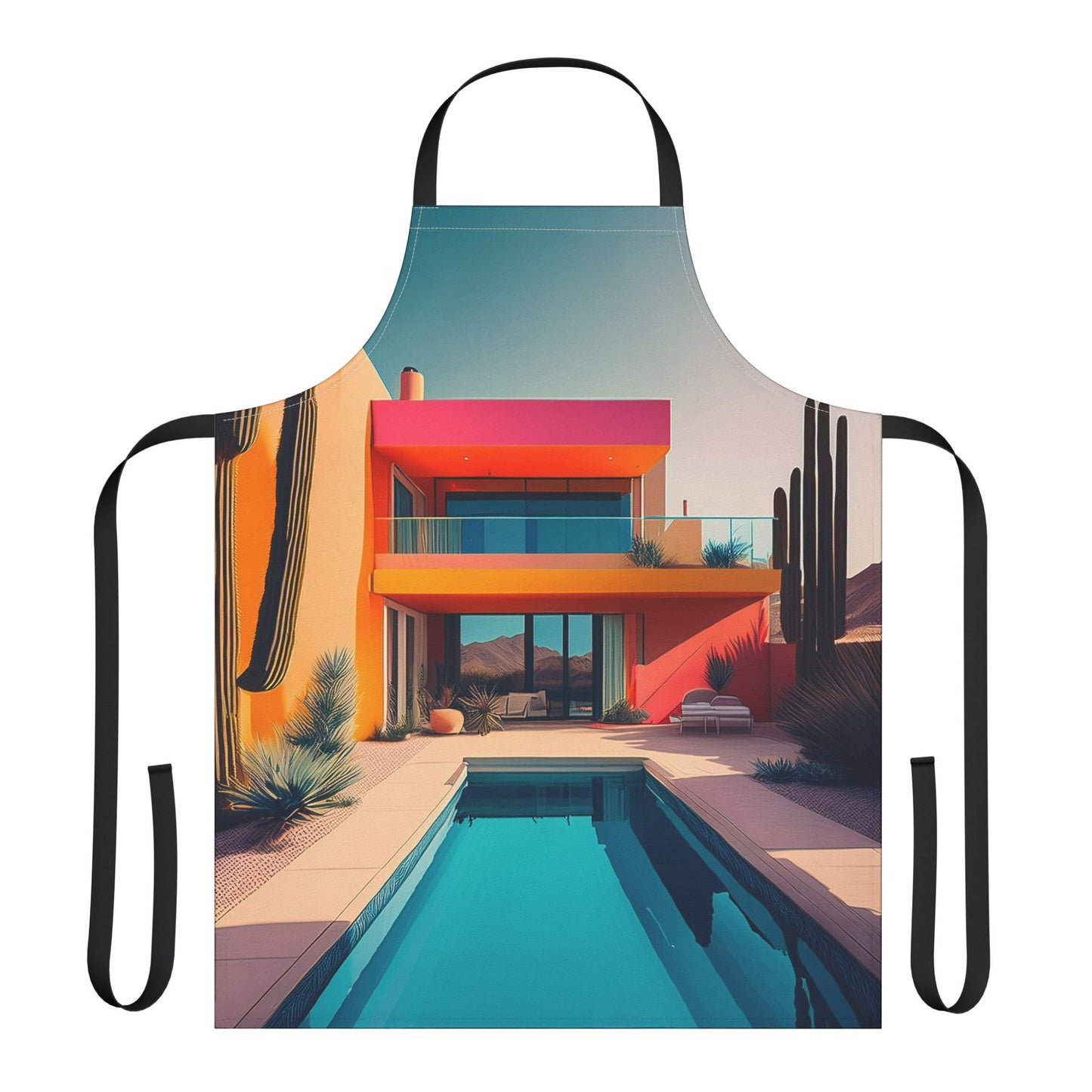 Home 100% Polyester Stain-resistant 31.5 x 25.6 Art Print Canvas Apron 1