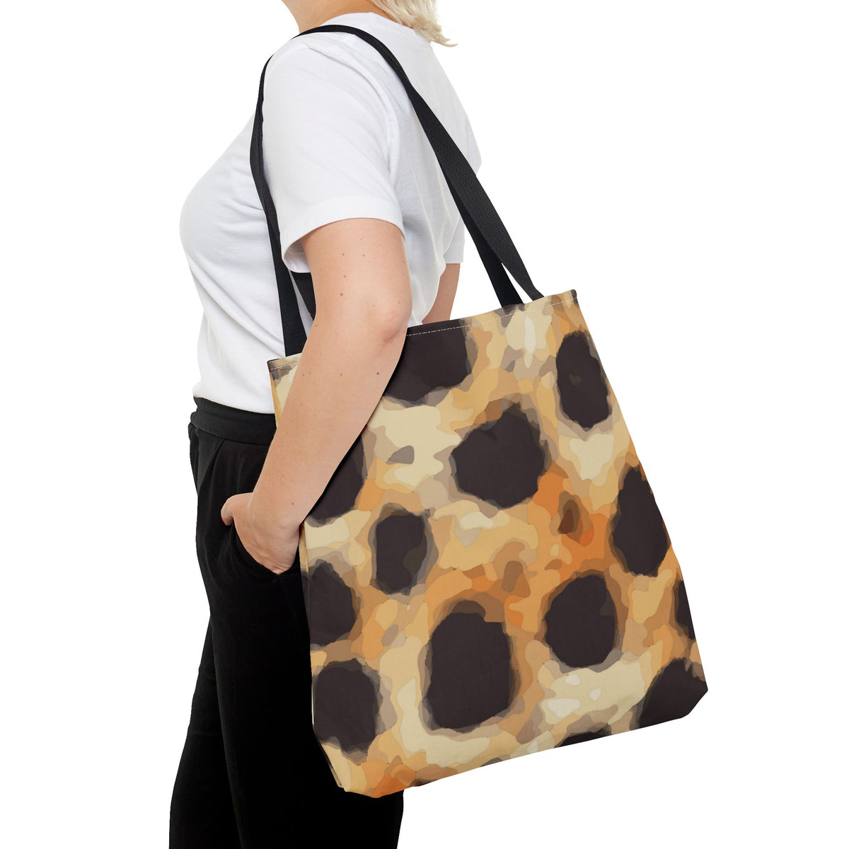 Bolsa de lona con estampados de animales