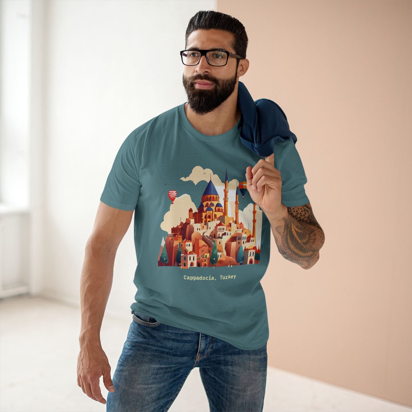 Cappadocia Travel Graphic Unisex 100 Cotton Tee 65