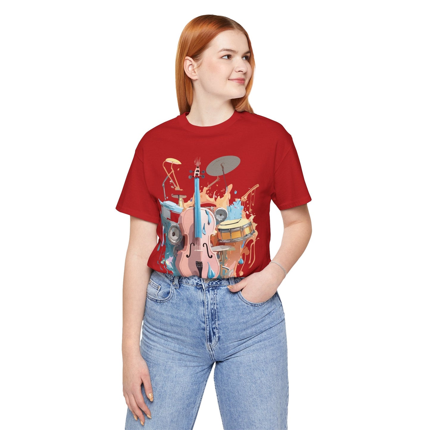 Adelpha Graphic Music T Shirt Unisex Jersey Short Sleeve Tee Art Design Premium Vintage Inspired