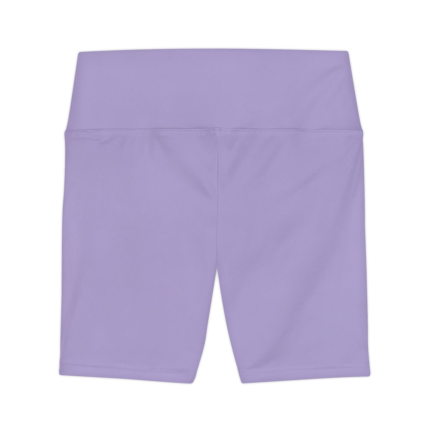 Lilac Mist Lilac Women's Workout Shorts – High-Waist Biker Shorts for Yoga & Gym