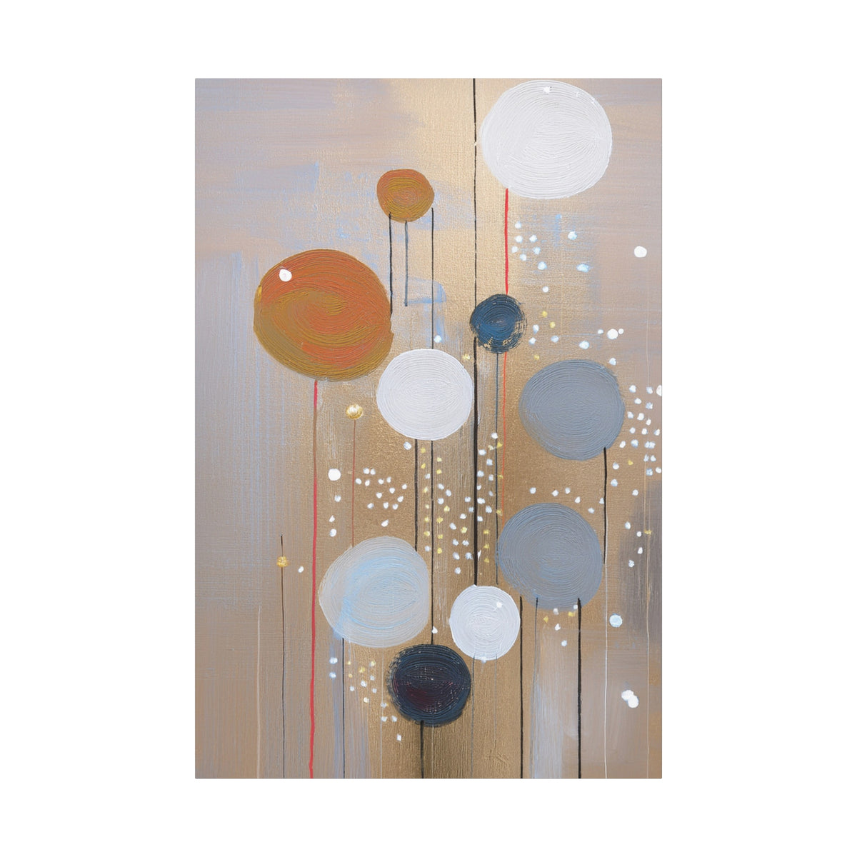Abstract Oil Painting Print Canvas 20x24,20x30,24x30 24x32,24x36,30x40 32x48,36x48,40x60 Pine-Wood Inner Frame ABS-104