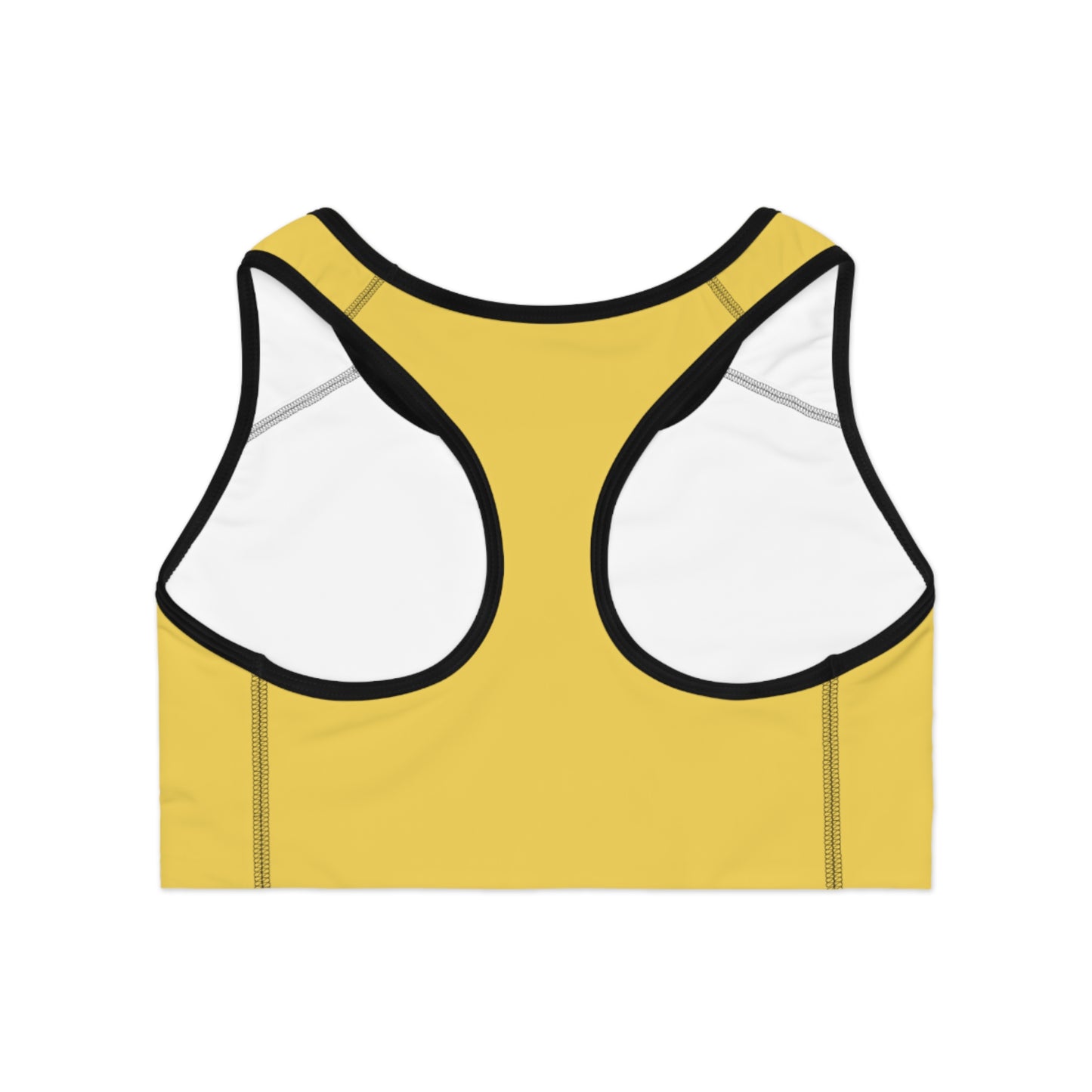 Yellow Color Sports Bra, Yellow Sports Bra 3