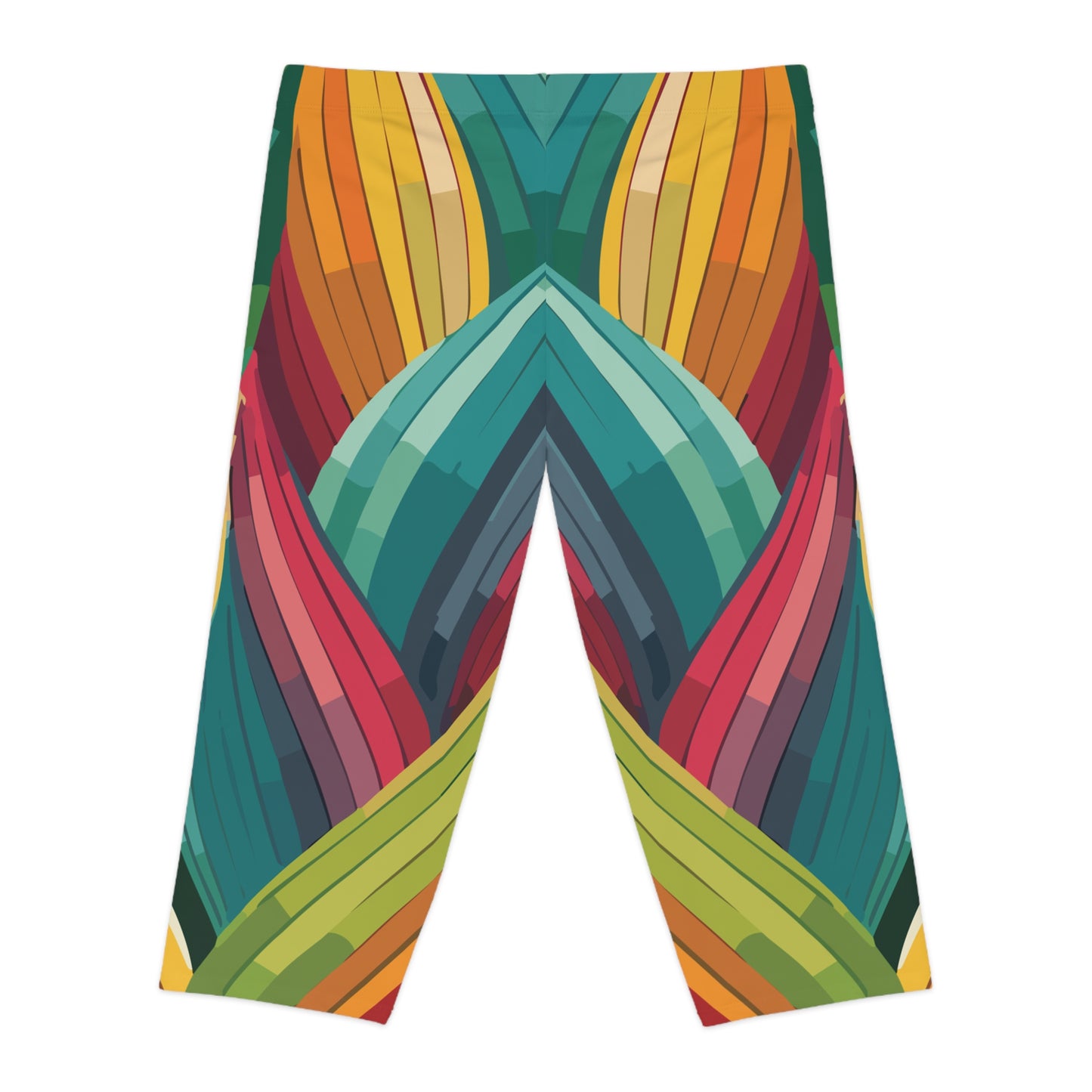 Abstract Capri Leggings - PPU BEST