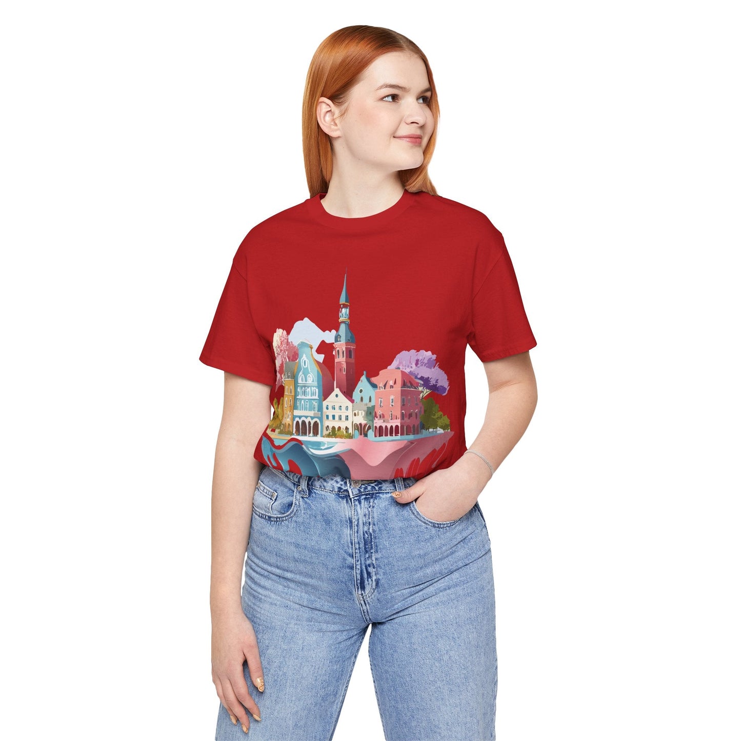 Germany Graphic Tee for Unisex Short Sleeve by Art Design Vintage Inspired