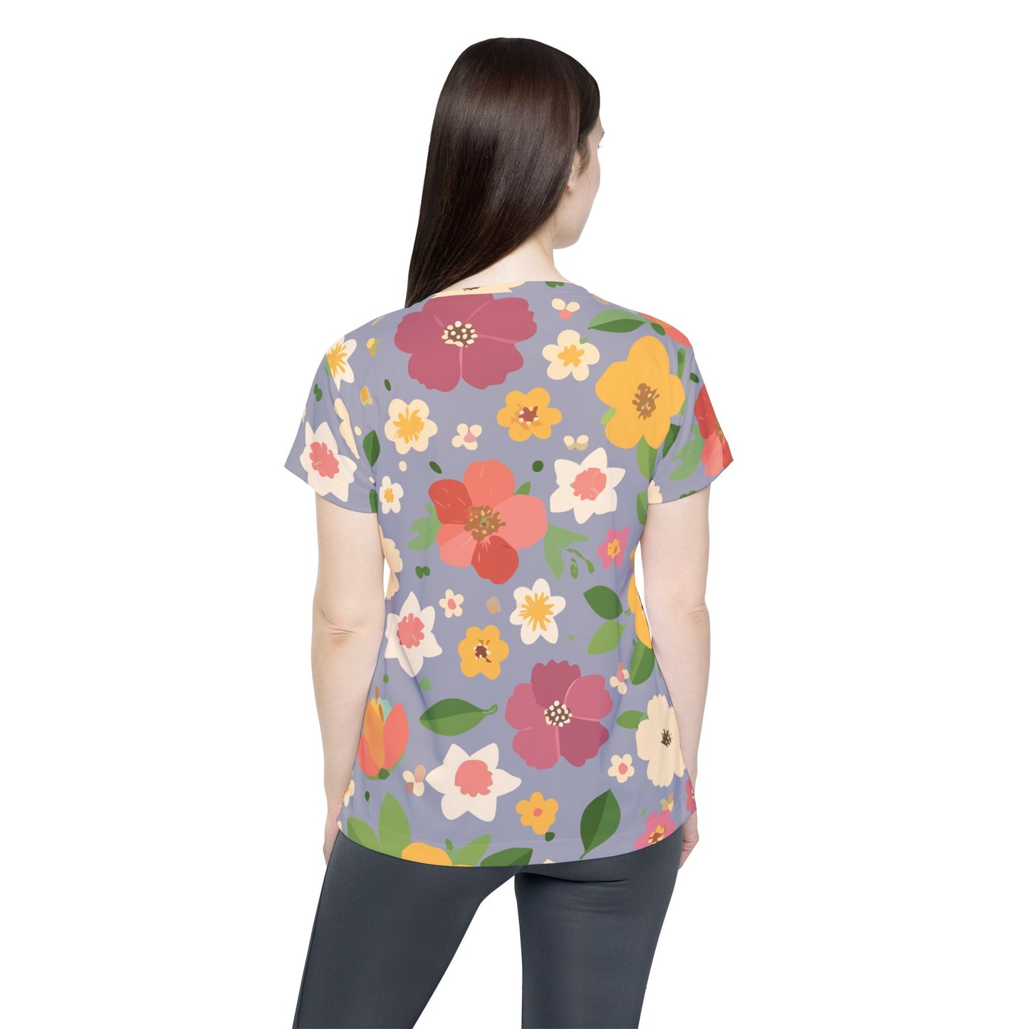 Floral Print Shirt, Shirt with Flowers