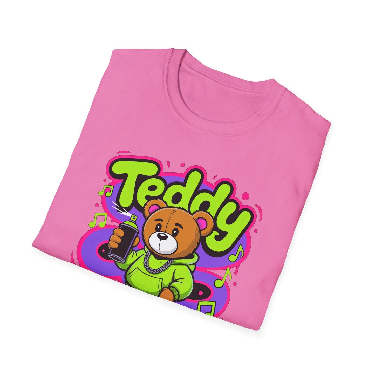 Cartoon T Shirt With Animation Funny Animals Tee Unisex Softstyle Gildan 64000 Cotton