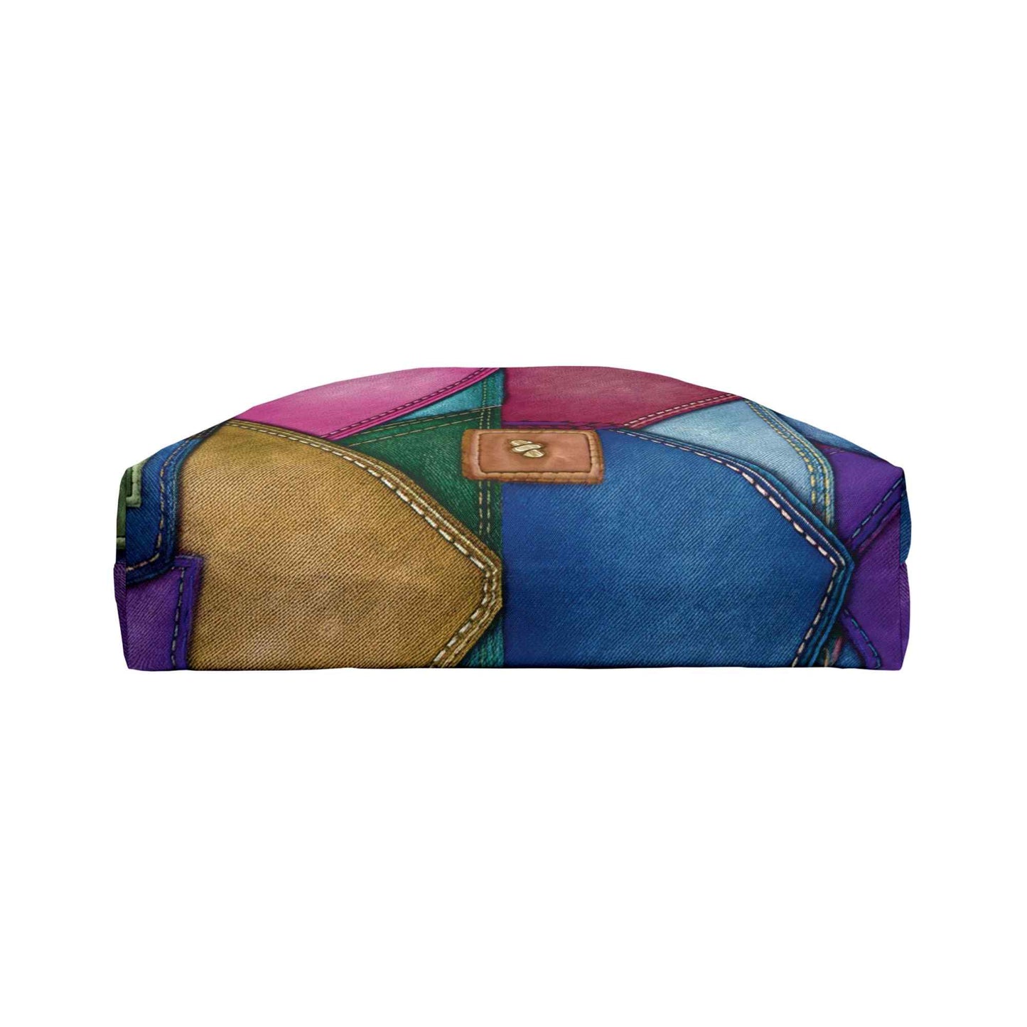 Denim Color Imitation Print Unisex Yoga Bag Spun Polyester 24x13 Canvas Gym Bag 34-2