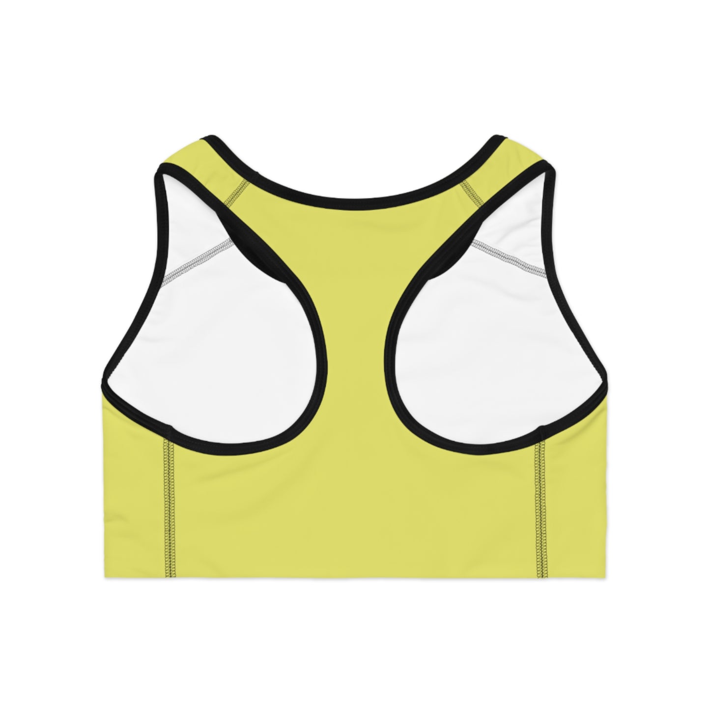 Yellow Color Sports Bra, Yellow Sports Bra 4