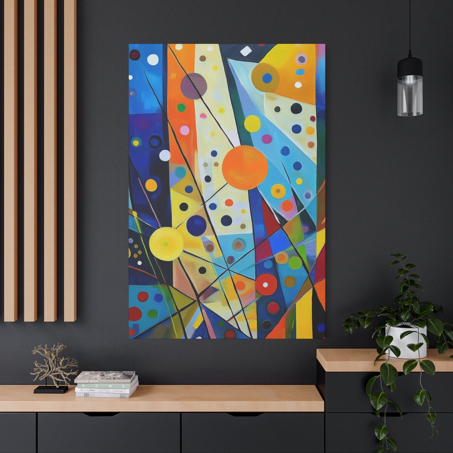 Abstract Oil Painting Print Canvas 20x24,20x30,24x30 24x32,24x36,30x40 32x48,36x48,40x60 Pine-Wood Inner Frame ABS-138