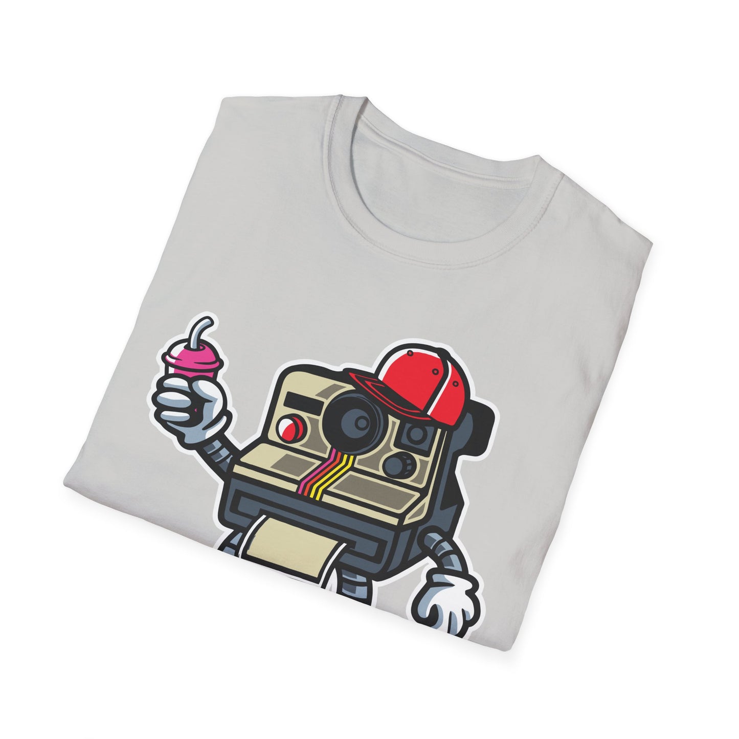 Unisex Cotton T-Shirt with Cartoon Graphic Design