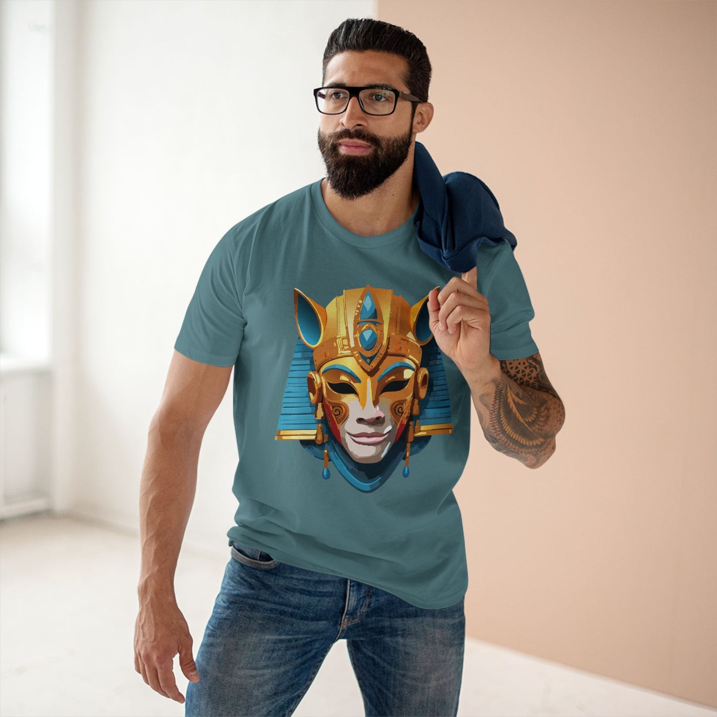 Mask Graphic Unisex 100 Cotton Staple Tee 32