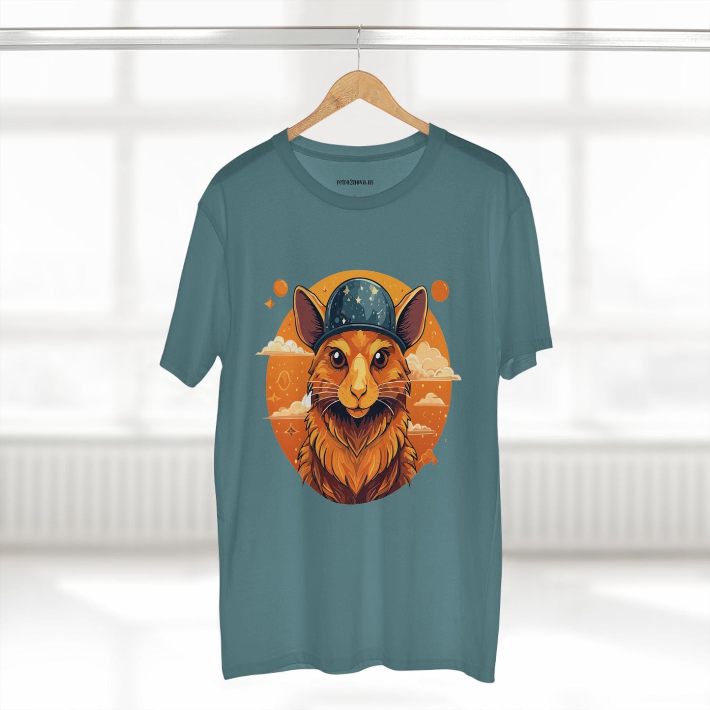 Rabbit Shirt Unisex Premium Cotton Tee With Original Art Design From Retro2Nova Art Collection Soft Breathable Comfort