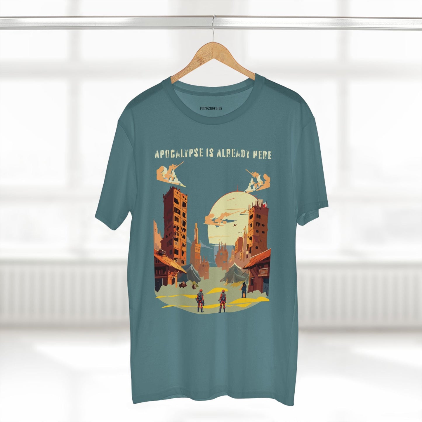Unisex Premium Cotton Staple Tee With Original Art Design From Retro2Nova Art Collection