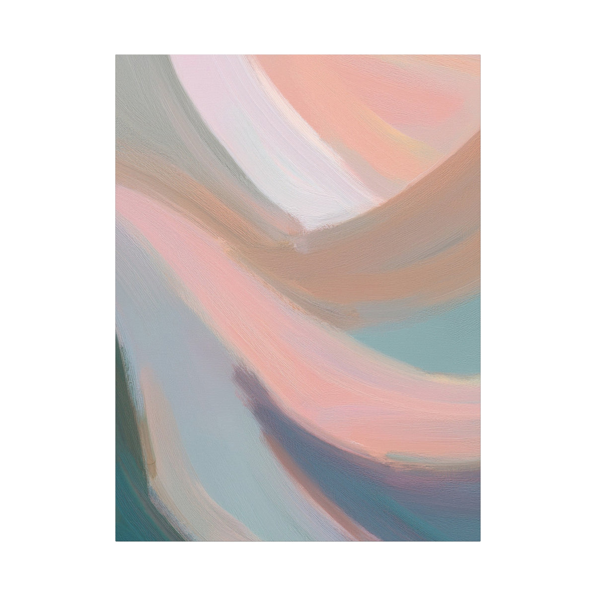 Abstract Pastel Painting Print Canvas 20x24,20x30,24x30 24x32,24x36,30x40 32x48,36x48,40x60 Pine-Wood Inner Frame ABS-96