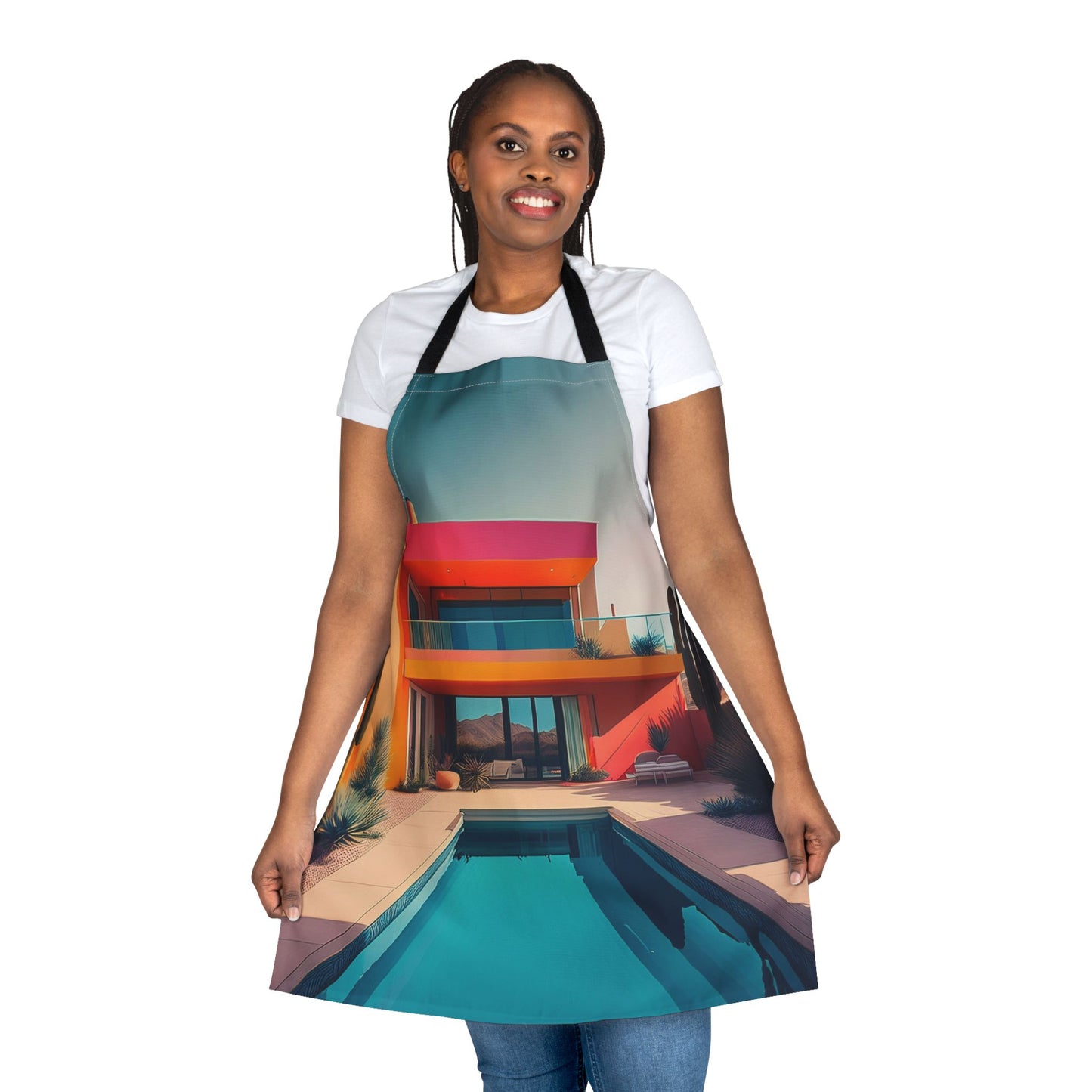 Home 100% Polyester Stain-resistant 31.5 x 25.6 | Art Print Canvas Apron 1