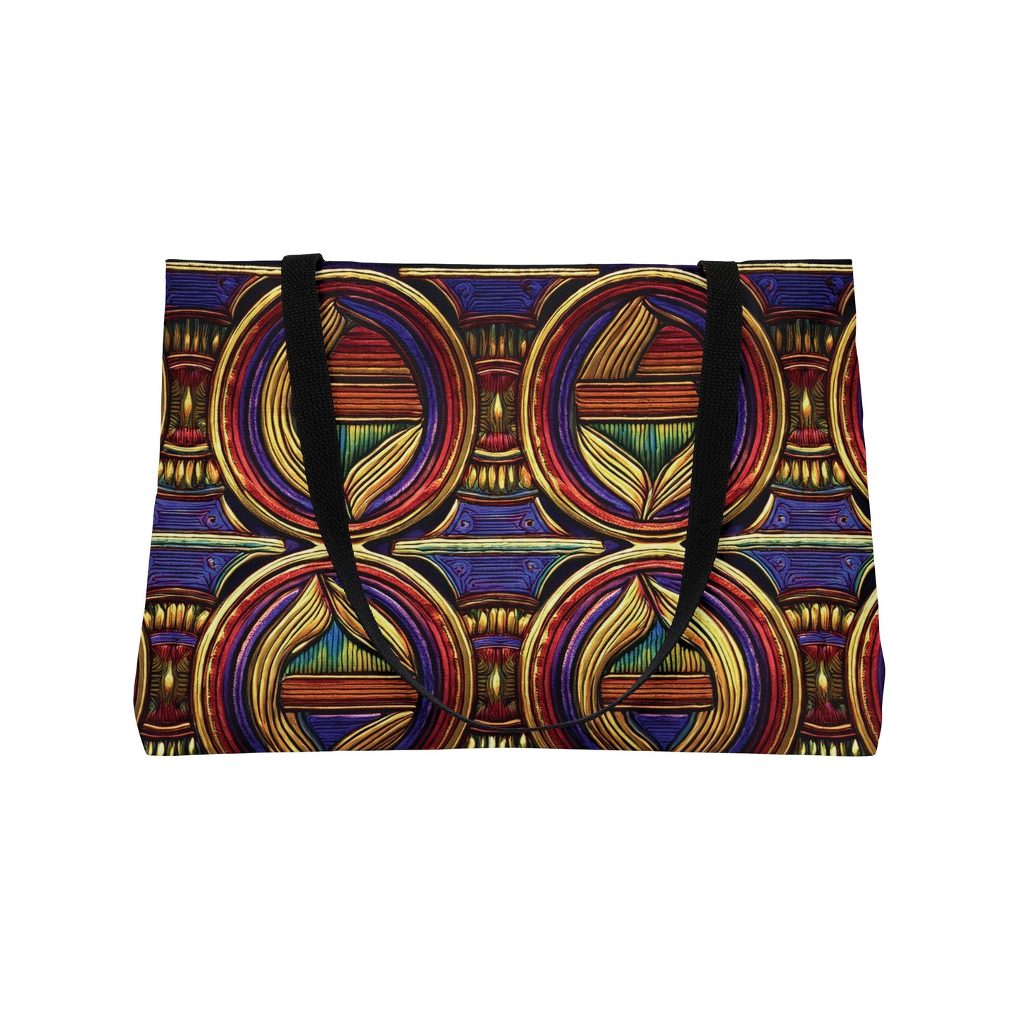 Ornament Print Big Bag Unisex Spun Poly 24x13 Canvas Art Bag OR-56