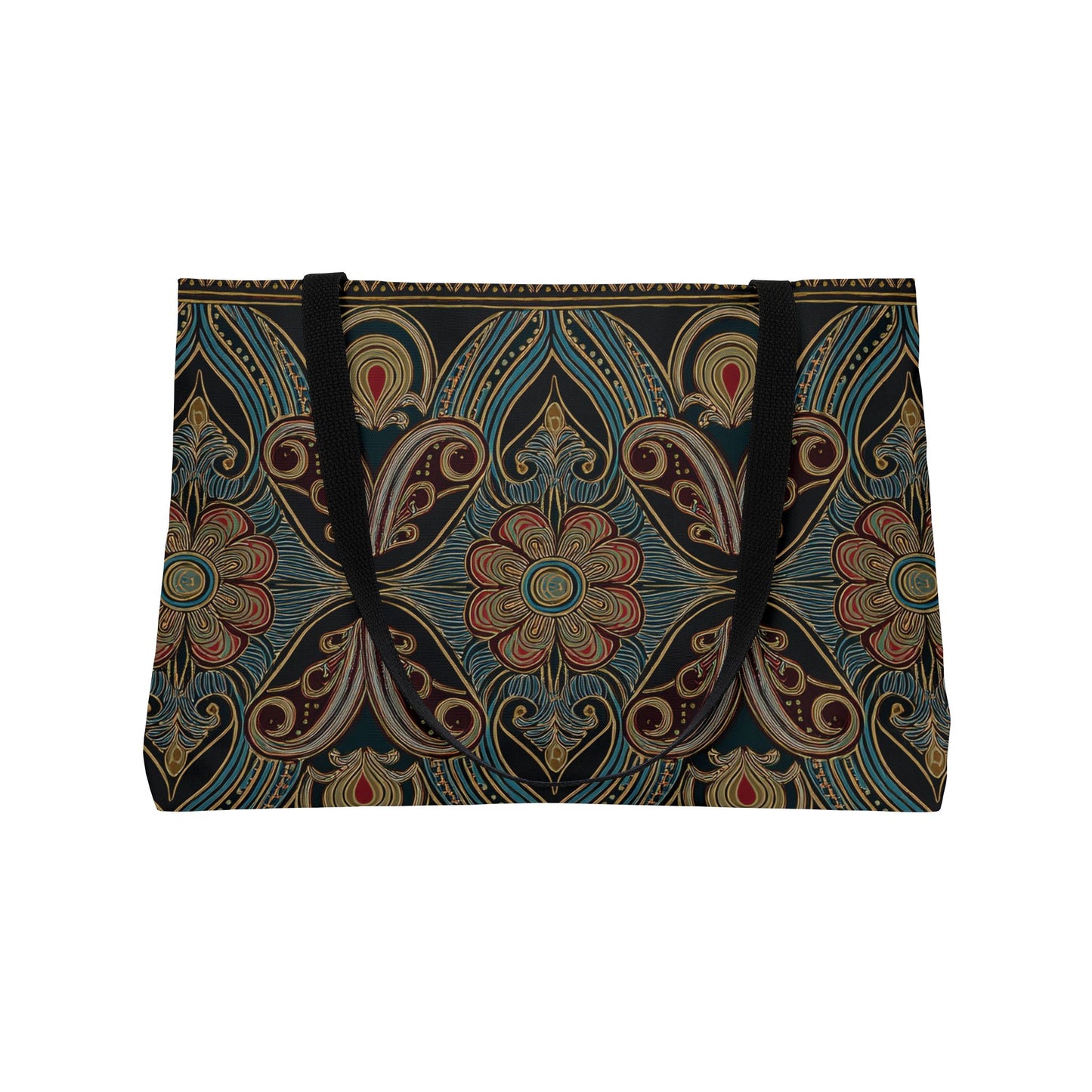 Ornament Print Big Bag Unisex Spun Poly 24x13 Canvas Art Bag OR-24