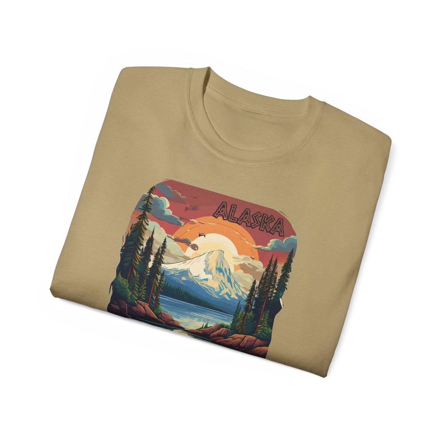 Alaska Graphic Unisex Cotton T‑Shirt 3