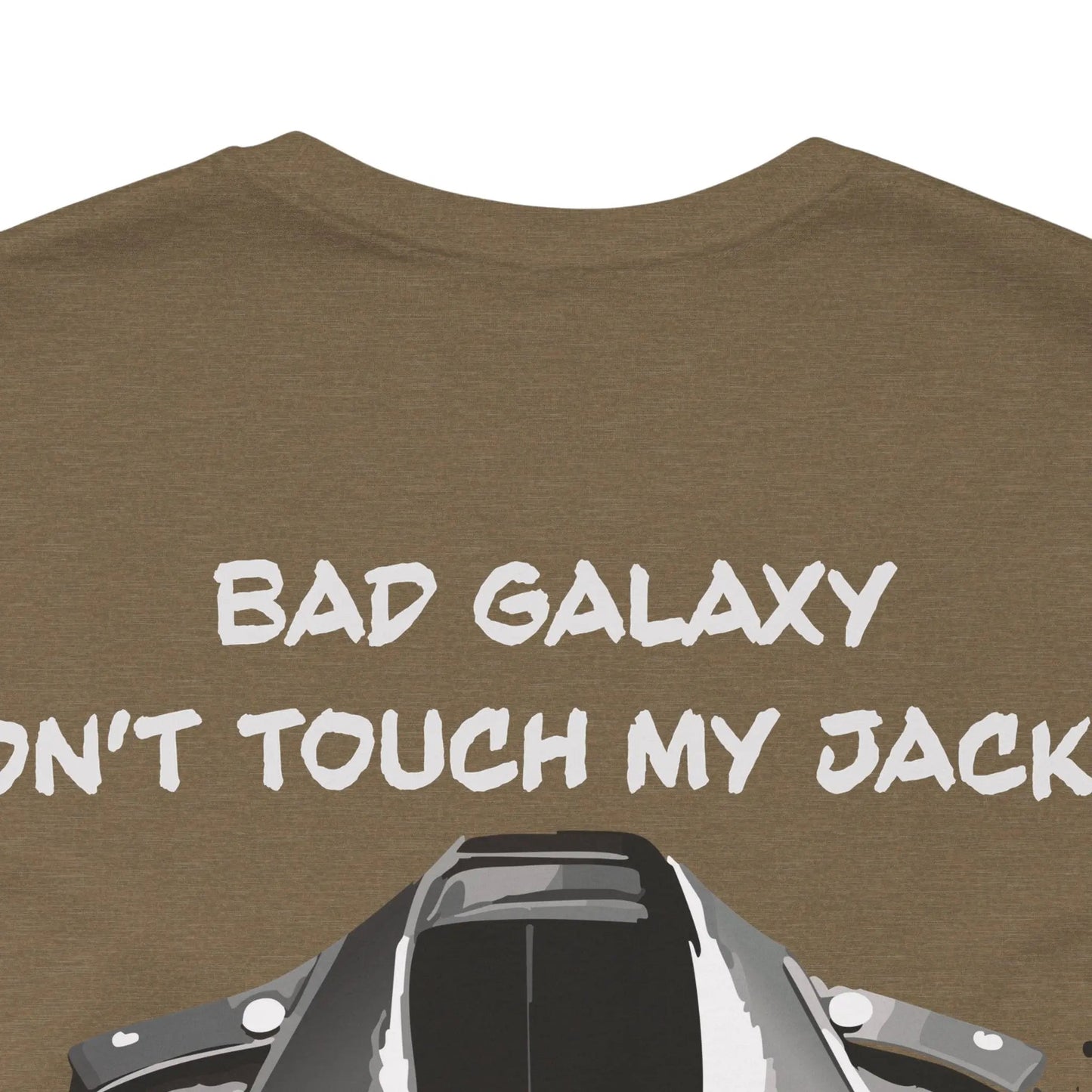 Punk Rock Tee Shirt Made To Order From Bad Galaxy Eco Friendly Inks Cotton Tee Made In USA