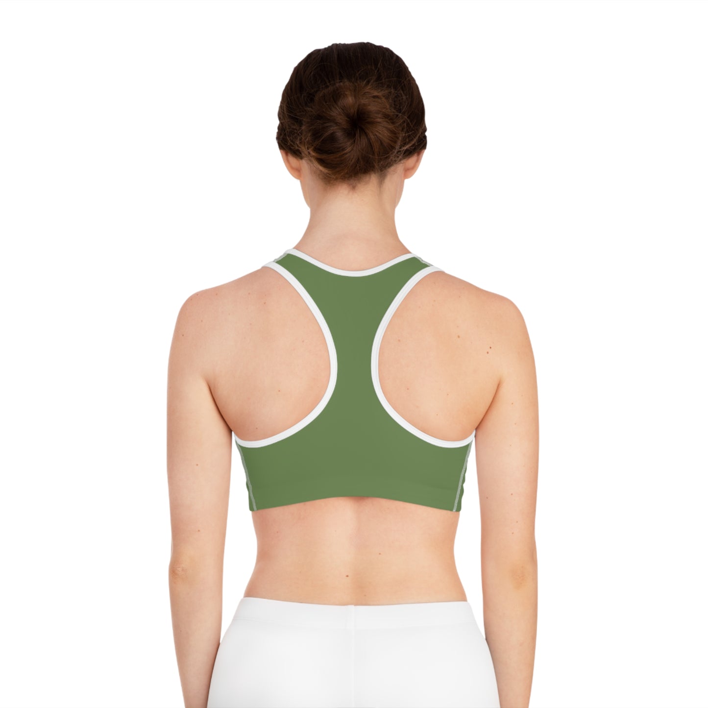Green Color Sports Bra, Green Sports Bra 3