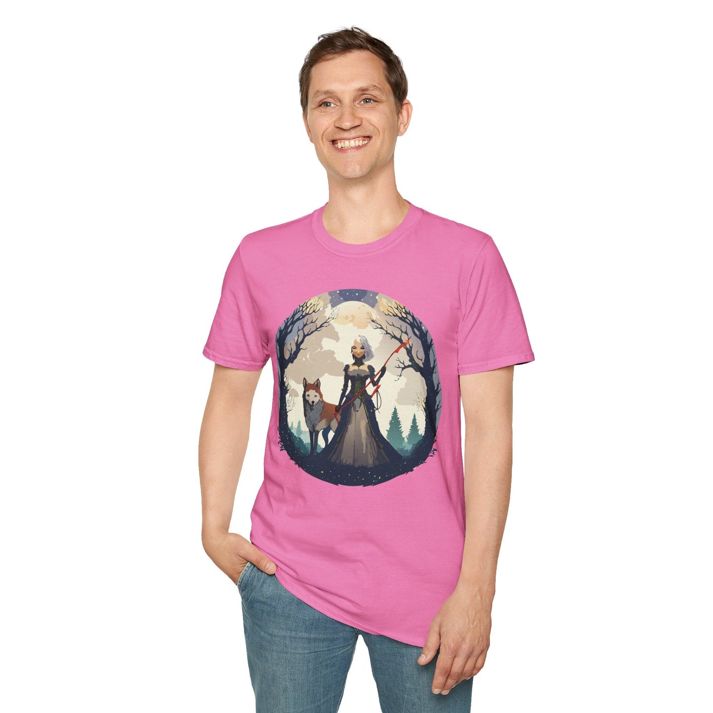 Womens Graphic T Shirts Ladies Art Design Tee Unisex Softstyle Cotton Tee Everyday Comfort