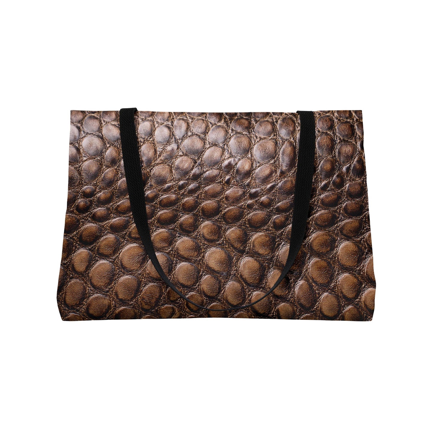 Leather Print imitation Big Bag 100% Spun Poly 24x13 Canvas Art Bag-19