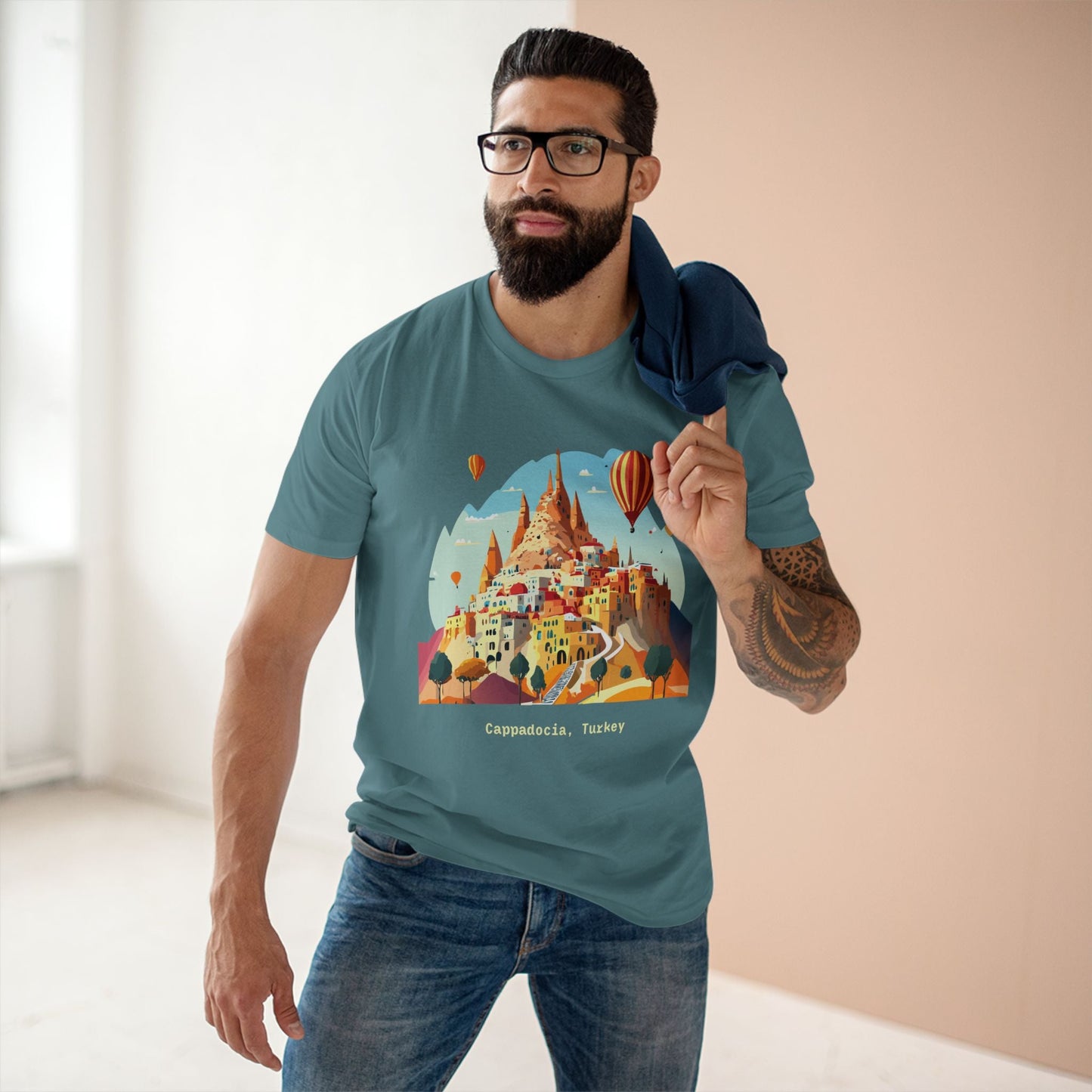 Cappadocia Travel Graphic Unisex 100 Cotton Tee 64