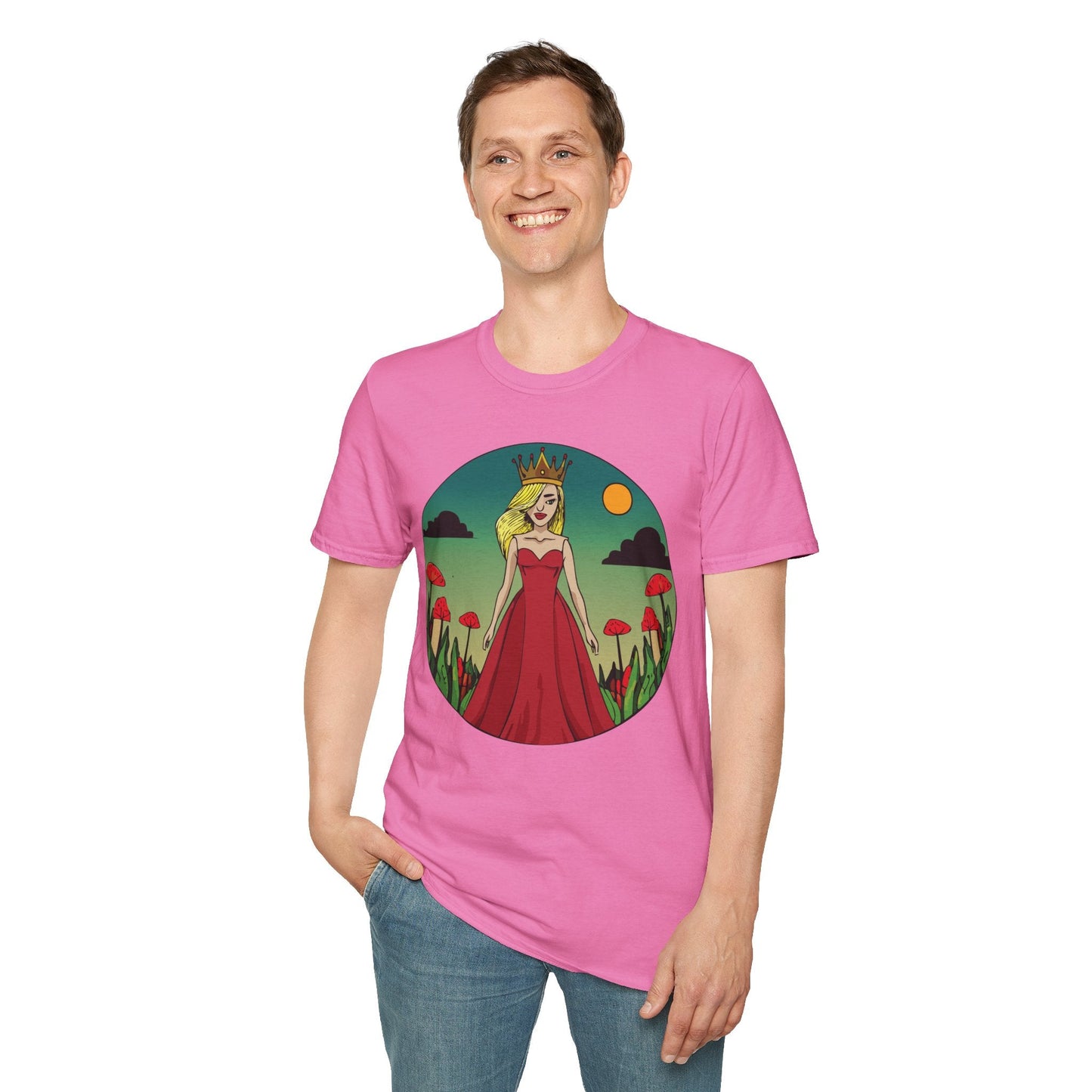 Womens Graphic T Shirt Art Design Tee Unisex Softstyle 64000 Ring Spun Cotton Daily Wear