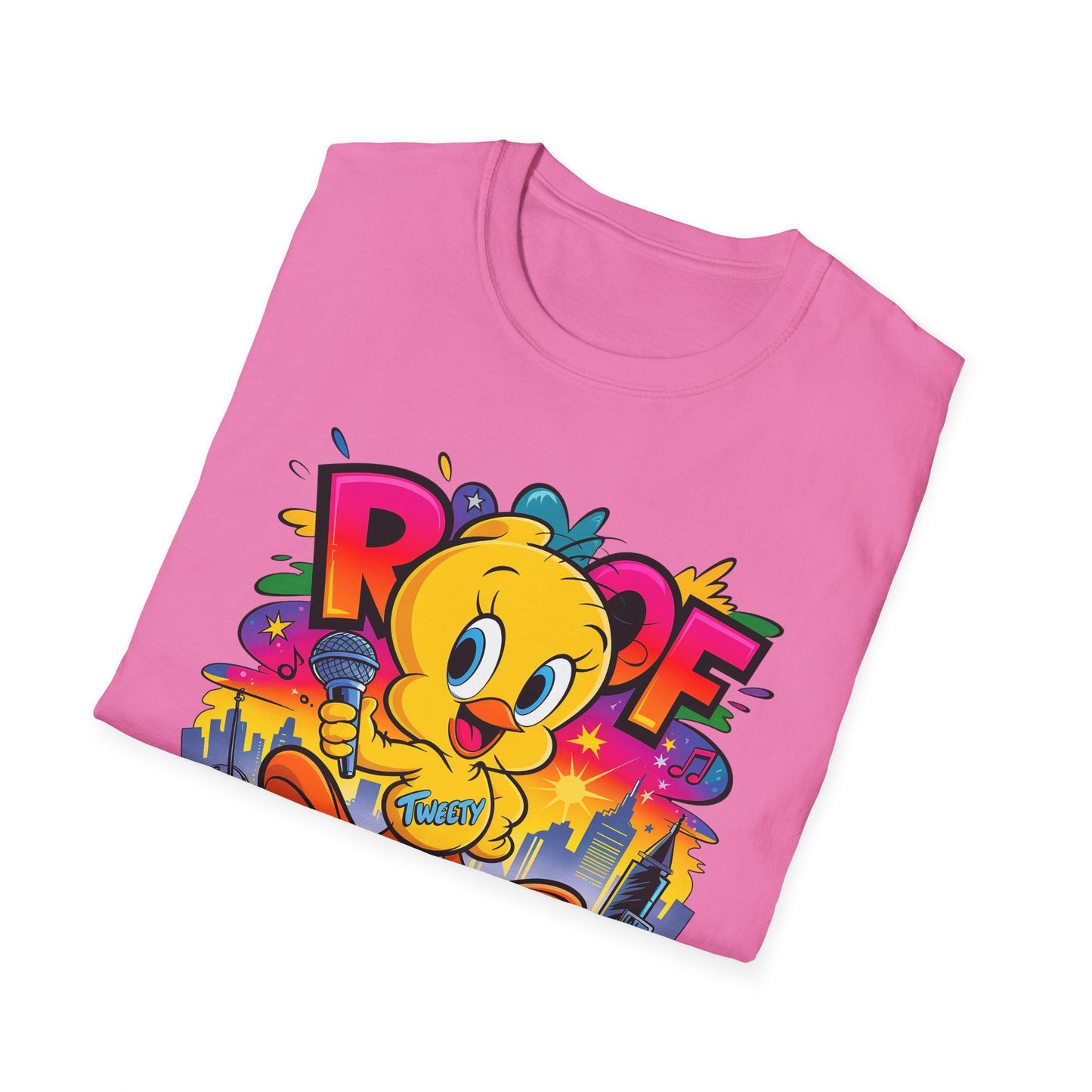 Unisex Cartoon T Shirt With Animation Design Versatile Funny Animals Tee Shirt Gildan Softstyle