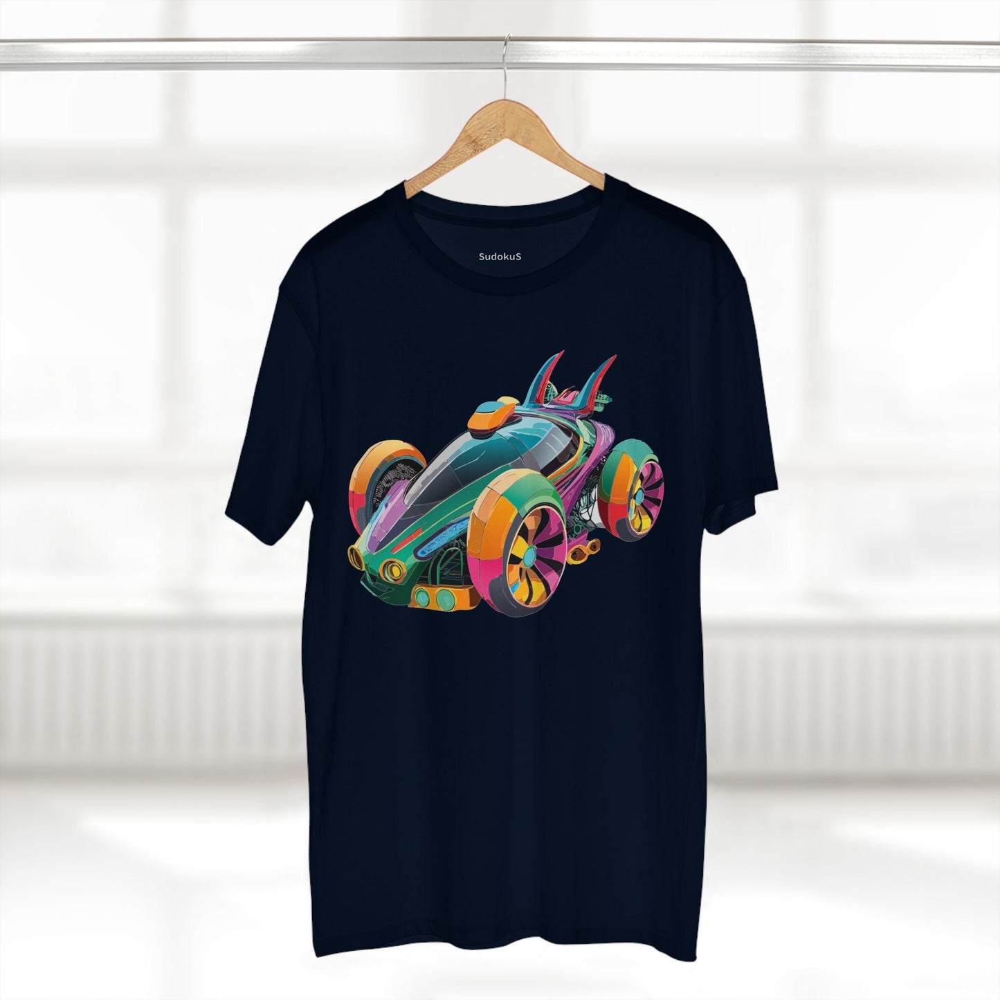 Car Graphic Unisex 100 Cotton Staple Tee 22