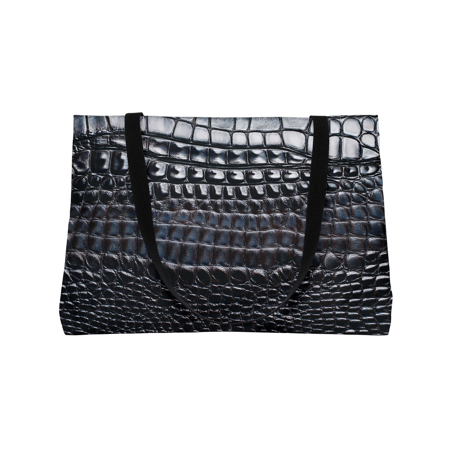 Leather Print imitation Big Bag 100% Spun Poly 24x13 Canvas Art Bag-9