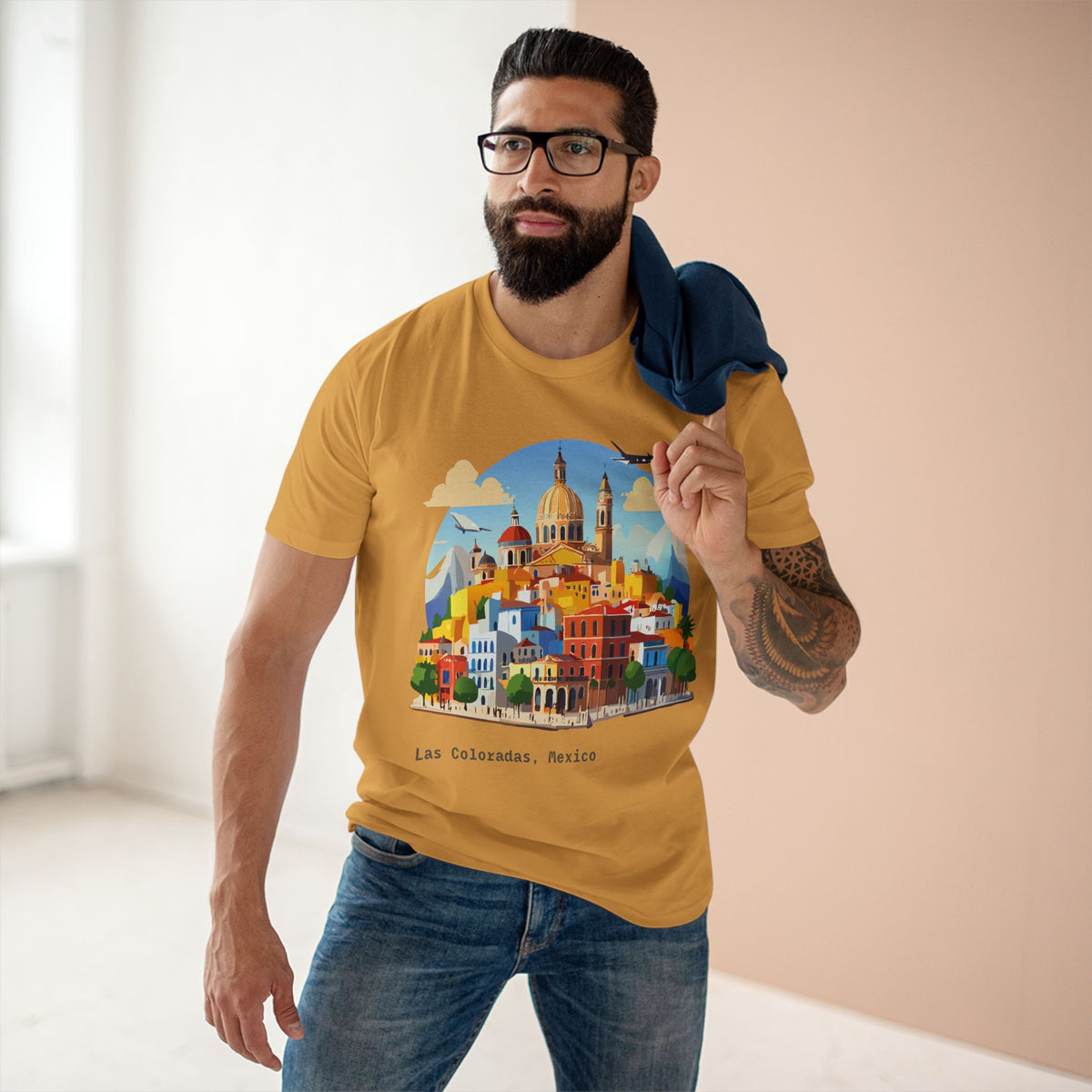 Las Coloradas Mexico Cityscape tee | Travel souvenir tee