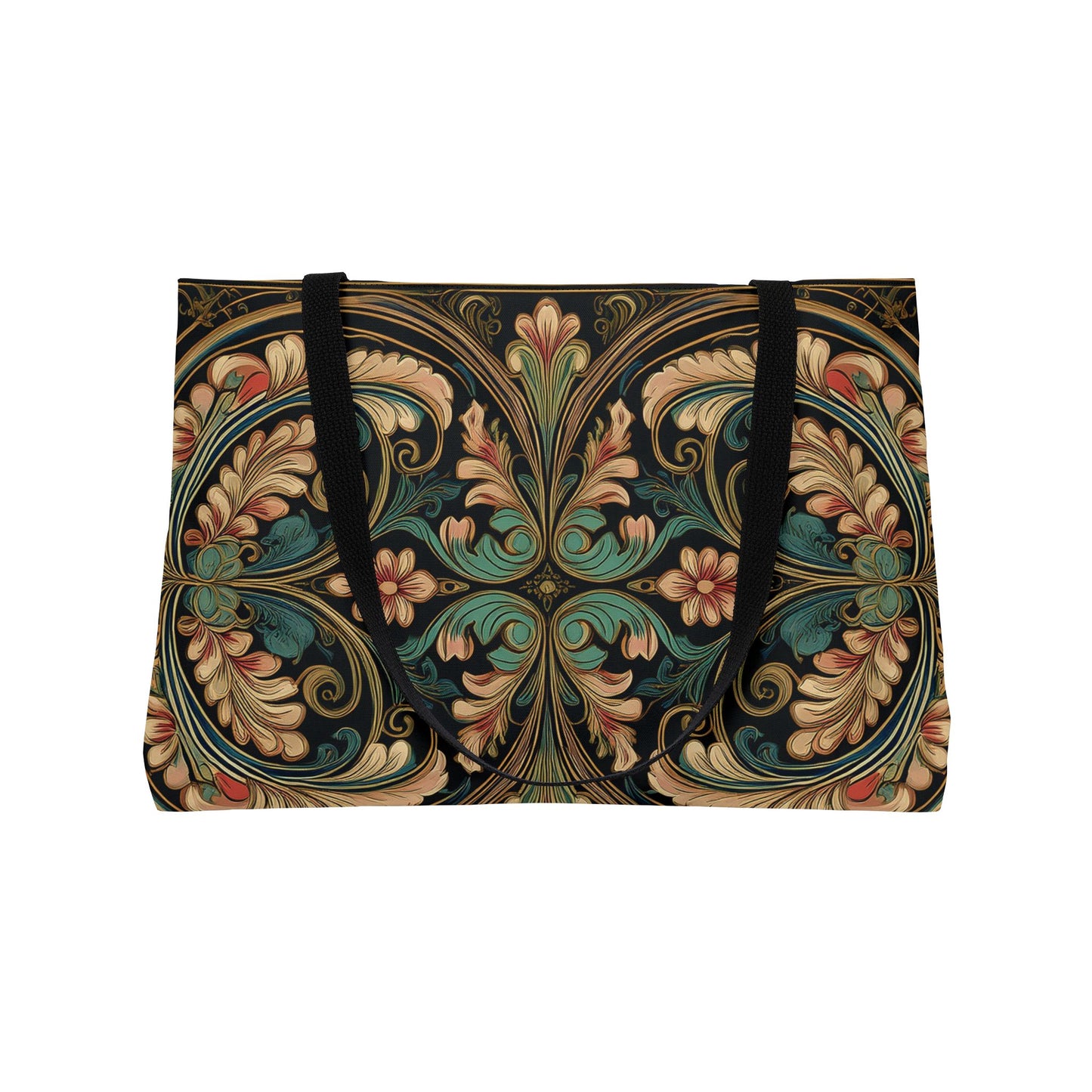 Ornament Print Big Bag Unisex Spun Poly 24x13 Canvas Art Bag OR-23