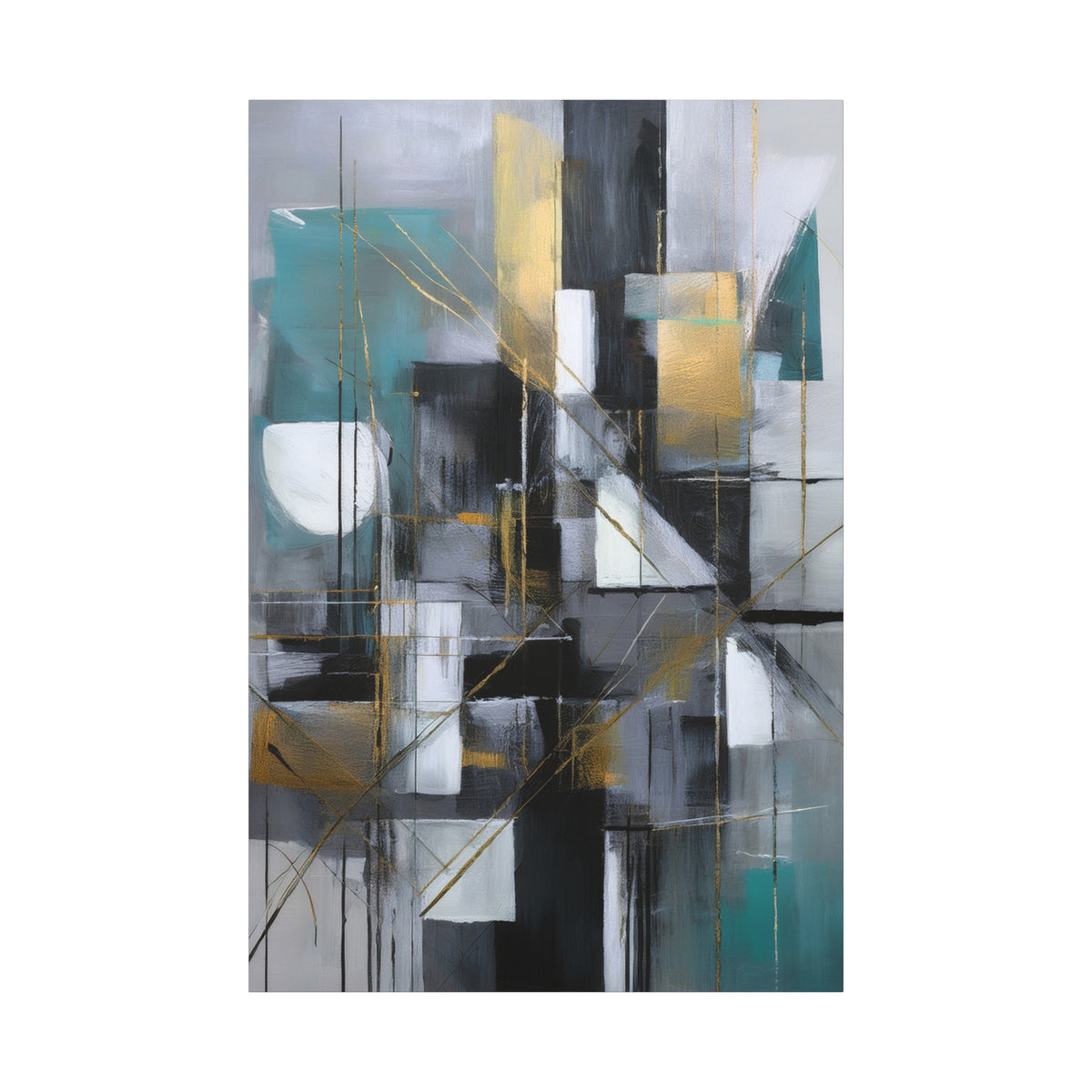 Abstract Oil Painting Print Canvas 20x24,20x30,24x30 24x32,24x36,30x40 32x48,36x48,40x60 Pine-Wood Inner Frame ABS-209