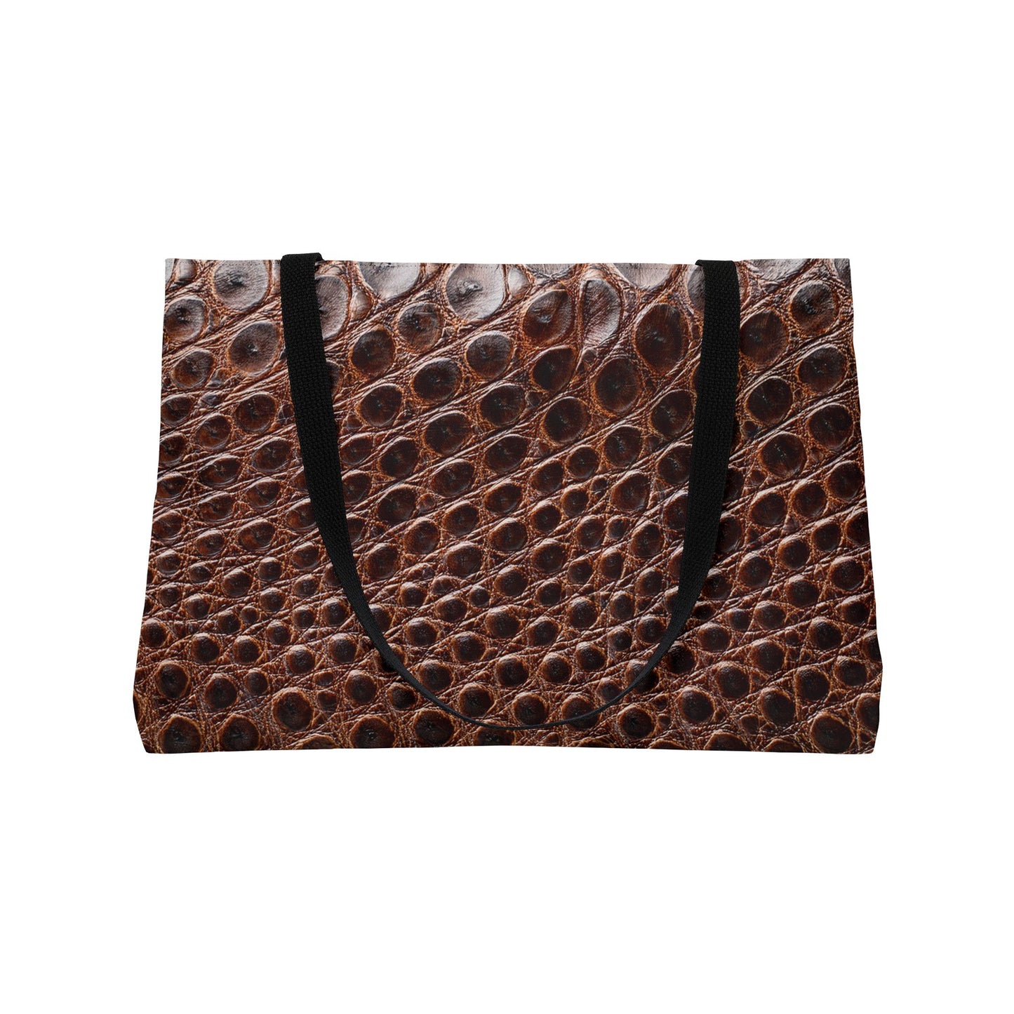 Leather Print imitation Big Bag 100% Spun Poly 24x13 Canvas Art Bag-18