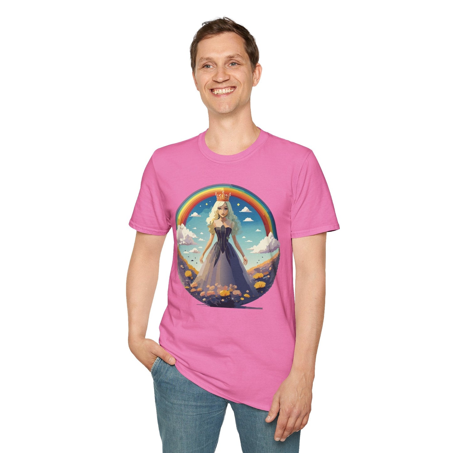 Womens Graphic T Shirt Art Design Tee 100 Percent Cotton Short Sleeve Softstyle Unisex