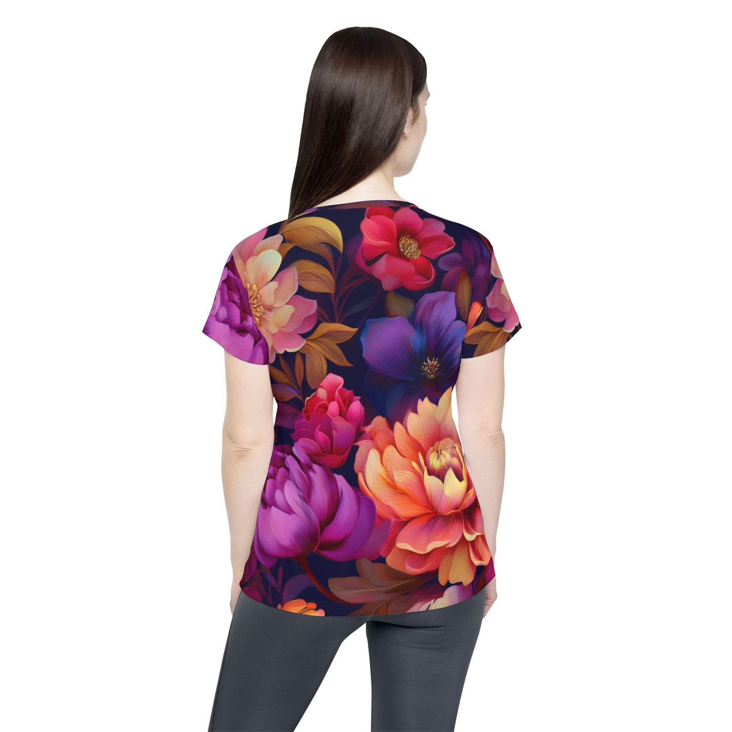 Floral Print Shirt, Shirt with Flowers